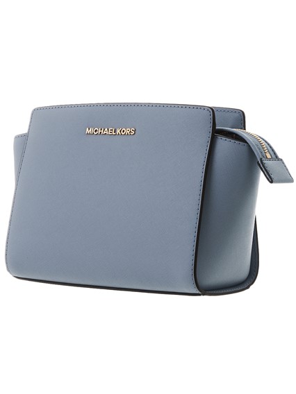 Michael Kors Light Blue Selma Mini Bag Available On Lungolivigno Michael Kors Light Blue Selma Mini Bag