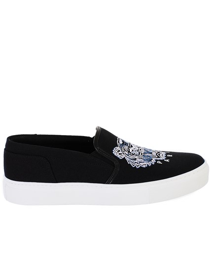 kenzo black slip on