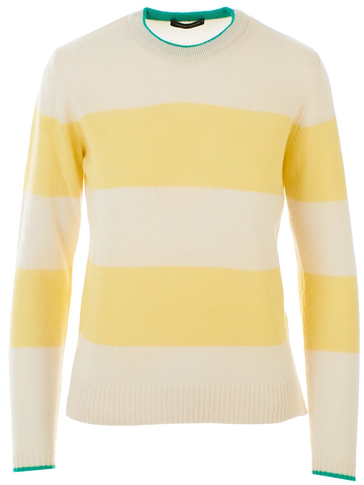 Roberto Collina Cream And Yellow Sweater