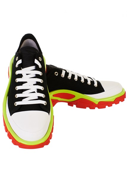 BLACK AND WHITE DETROIT RUNNER SNEAKERS BLACK AND WHITE DETROIT RUNNER SNEAKERS