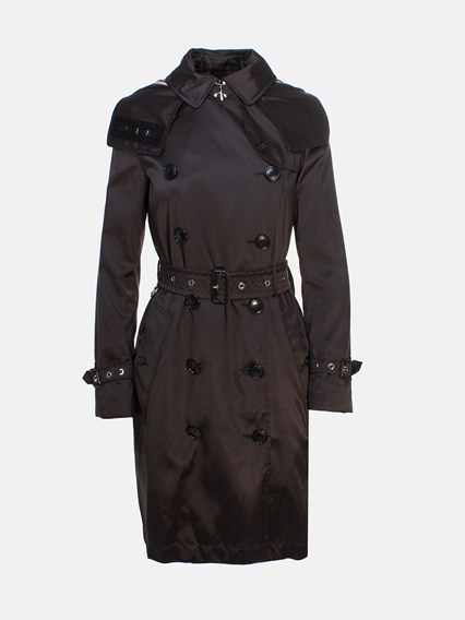 burberry BLACK KENSINGTON TRENCH COAT available on lungolivigno.com - 31388