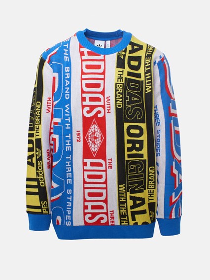 felpa adidas multicolor uomo