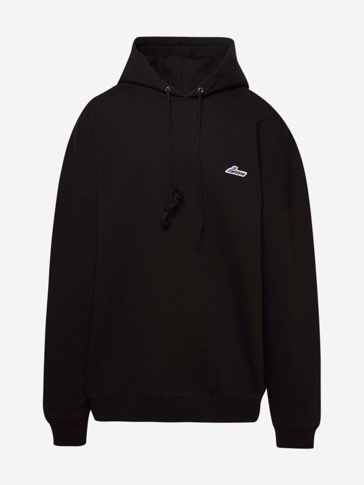 We11 Done We11done Black Wapen Logo Hoodie In Black