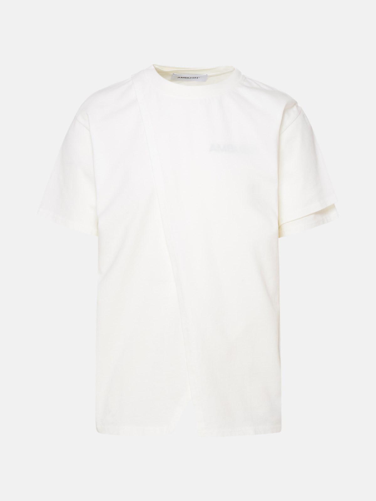 Ambush Wrap-style Front T-shirt In White