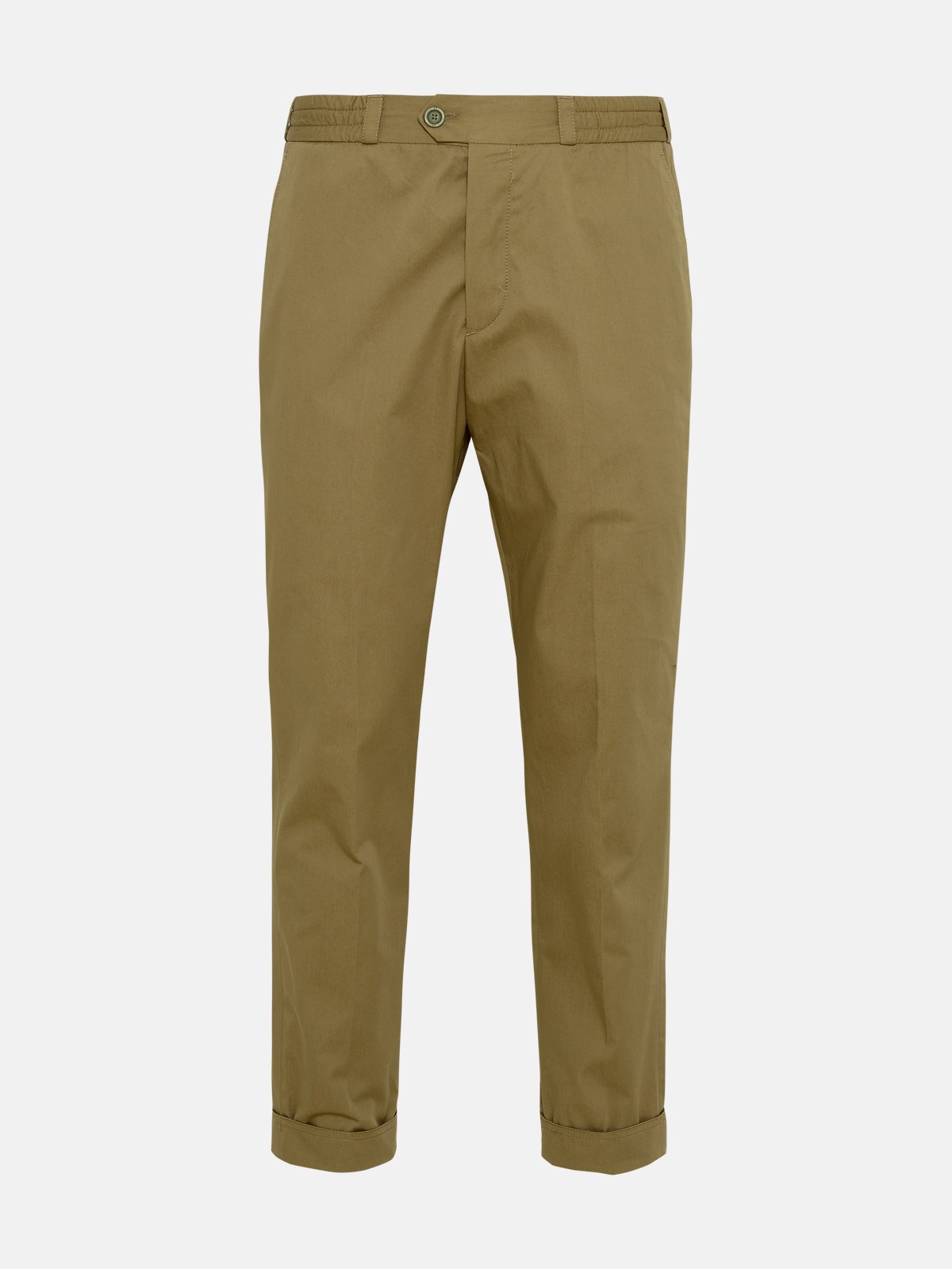 Shop Pt Torino Beige Cotton Pants In Brown