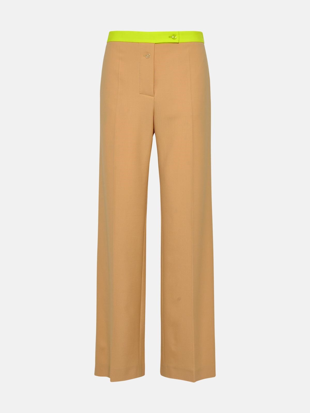 Off-White OFF-WHITE Beige Wool Blend Active Pants　OFF-WHITE ベージュ ウール ブレンド アクティブ パンツ