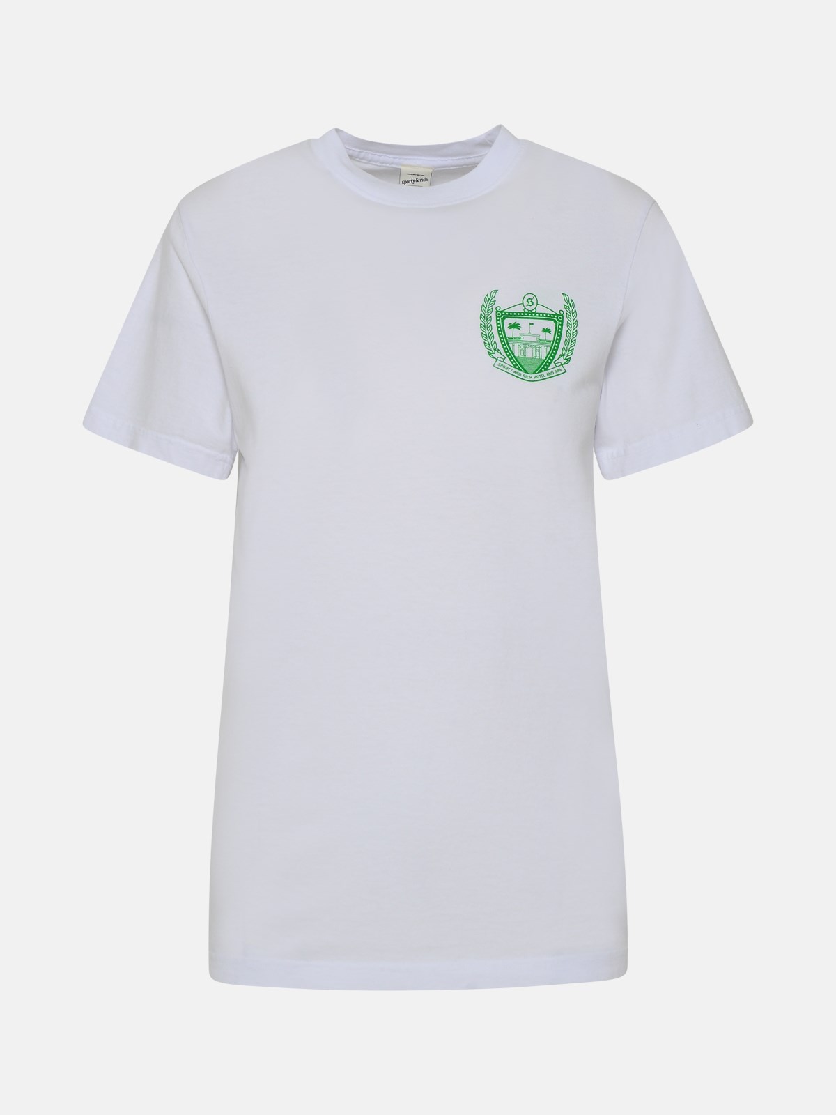 Shop Sporty And Rich T-shirt Beverly Hills In White