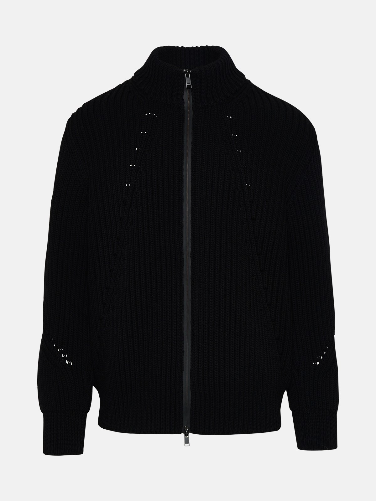 Zegna Black Wool Blend Sweater