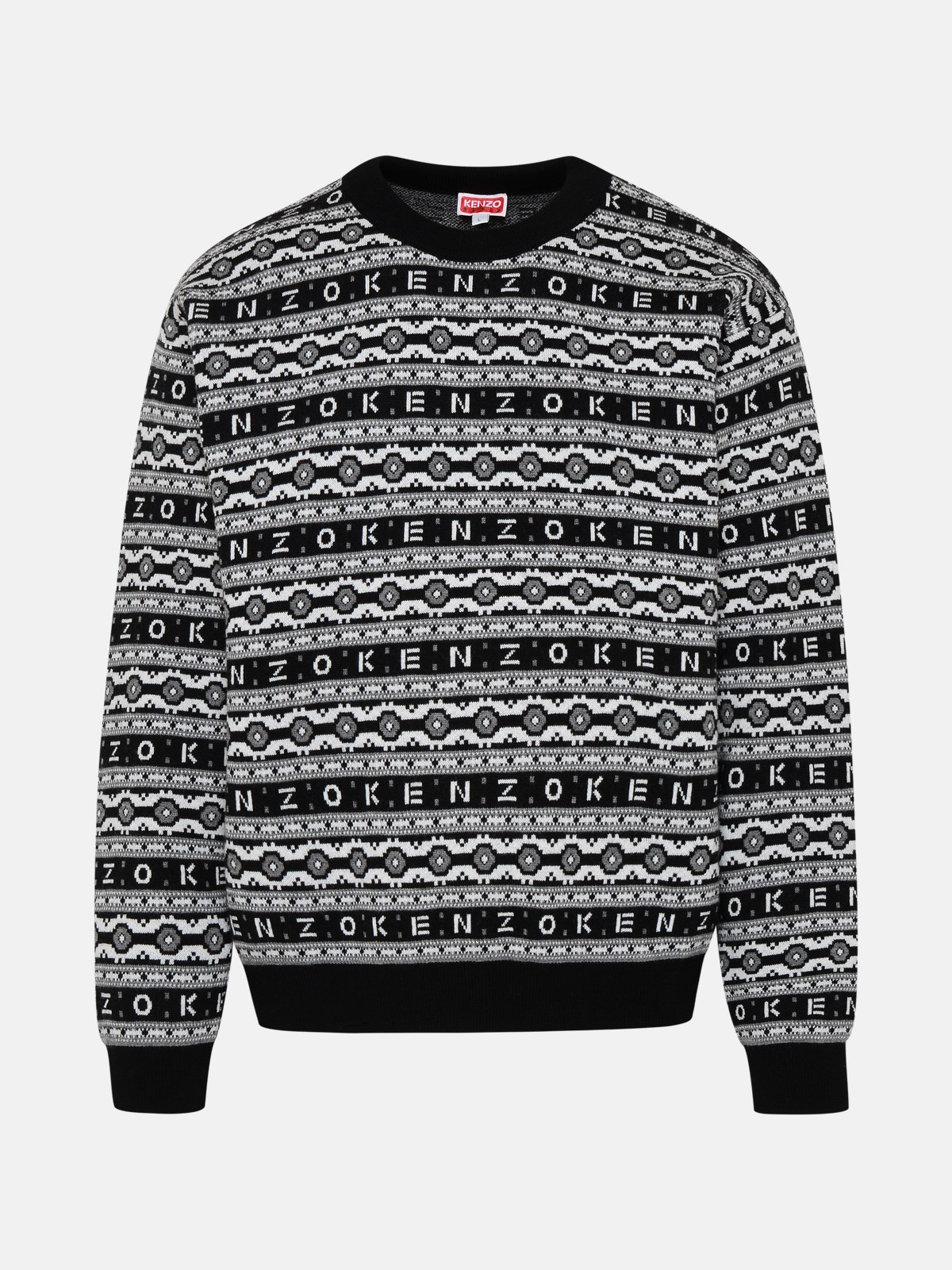Kenzo Black Wool Sweater