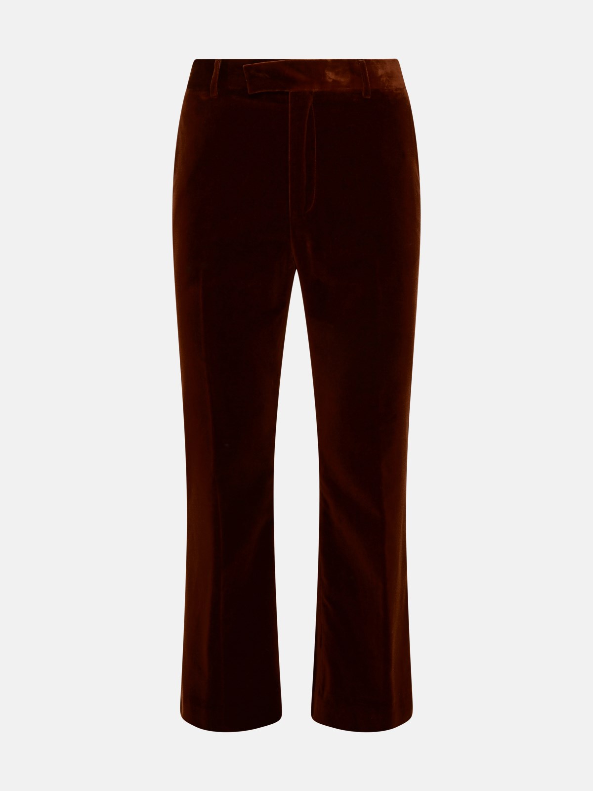 Palm Angels Brown Velvet Trousers