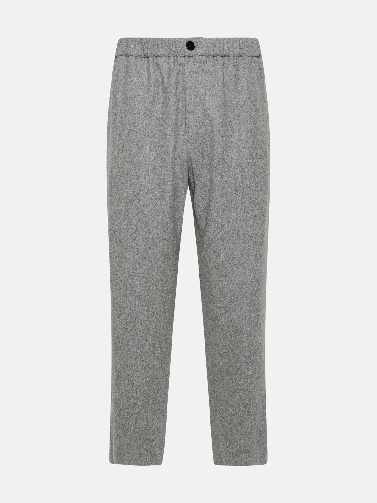 Jil Sander Gray Wool Pants In Grey