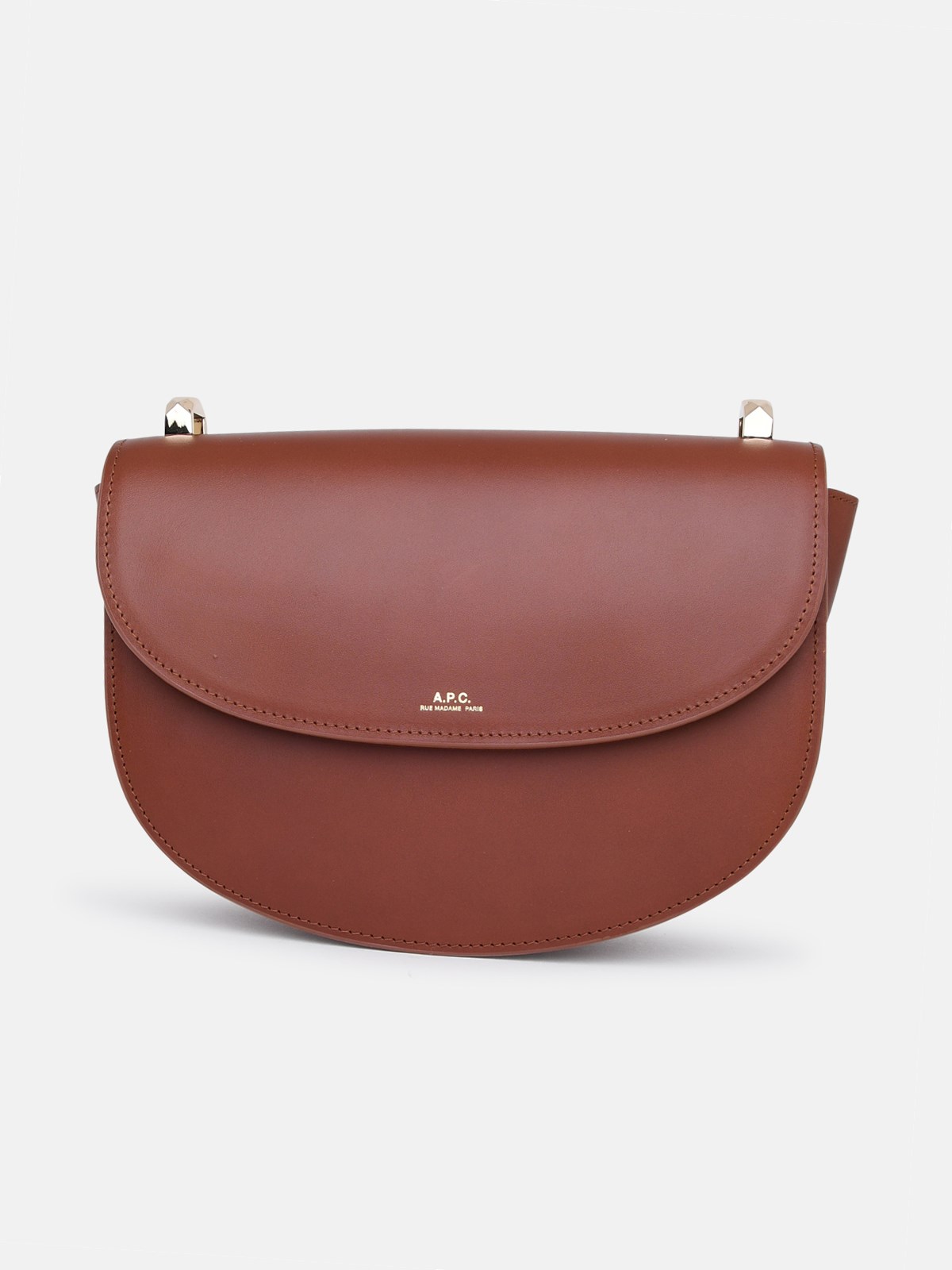 A.p.c. Brown Leather Bag
