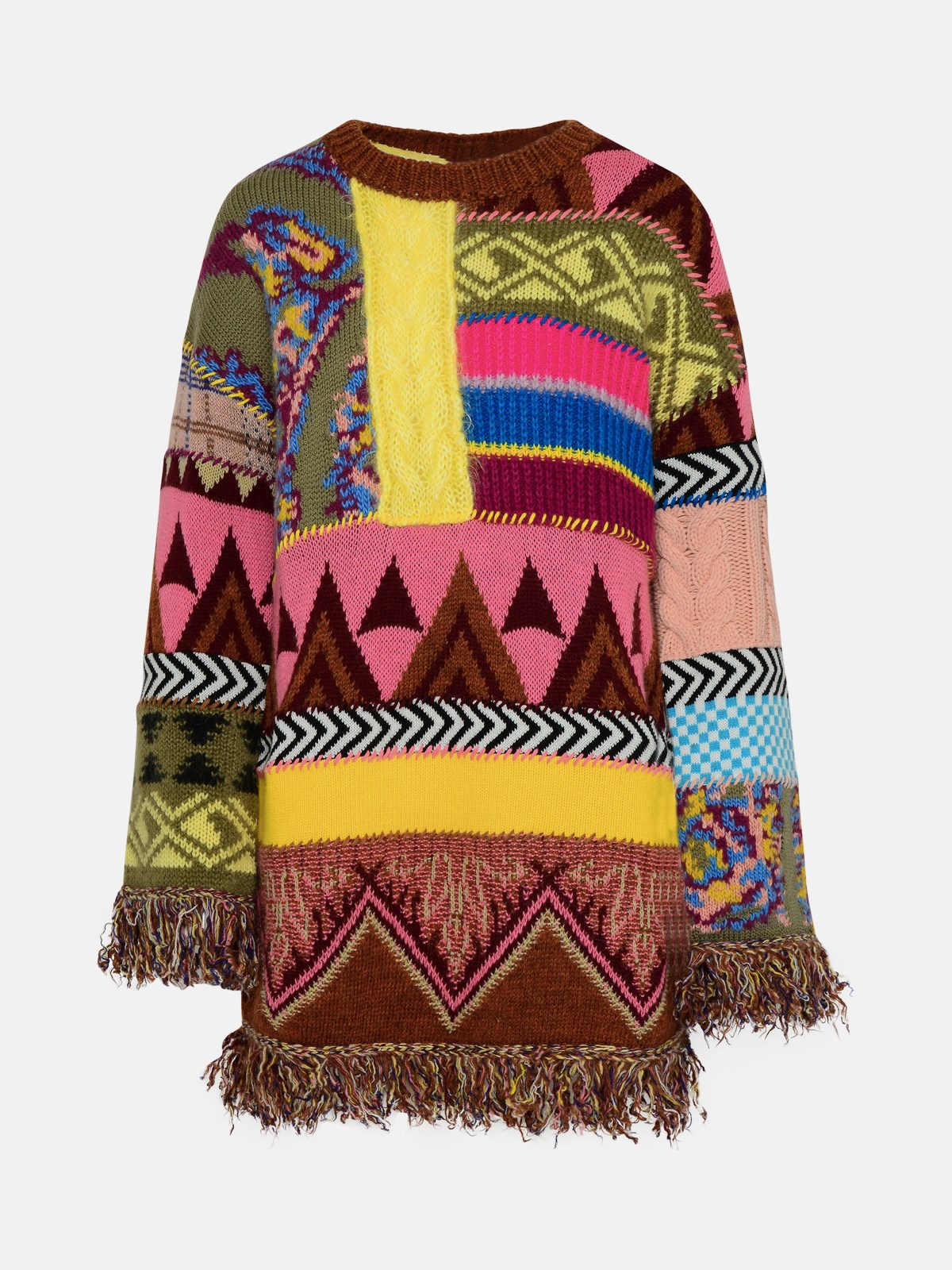 Etro Multicolor Wool Blend Sweater