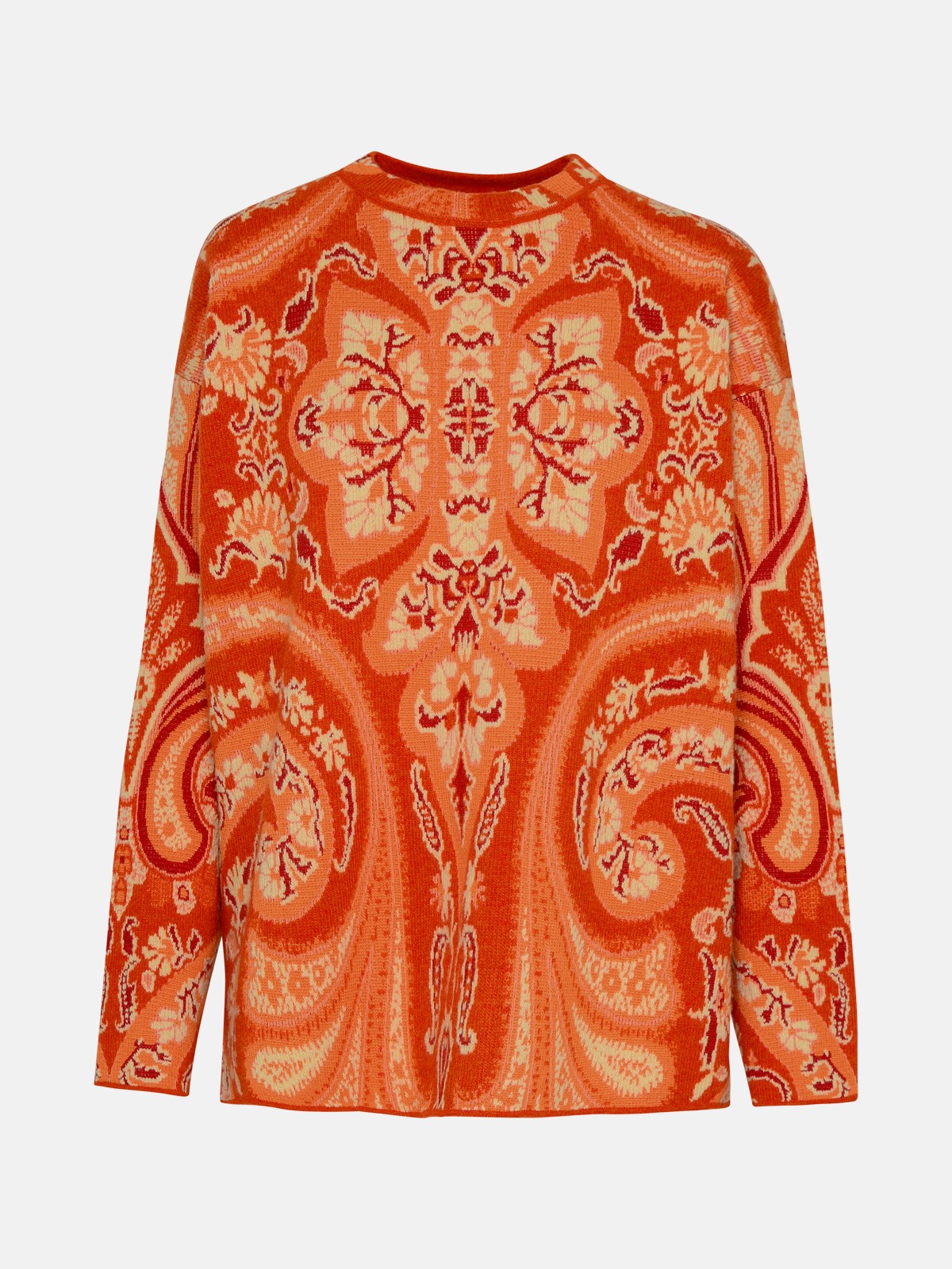 Etro Lavinia Orange Wool Blend Sweater