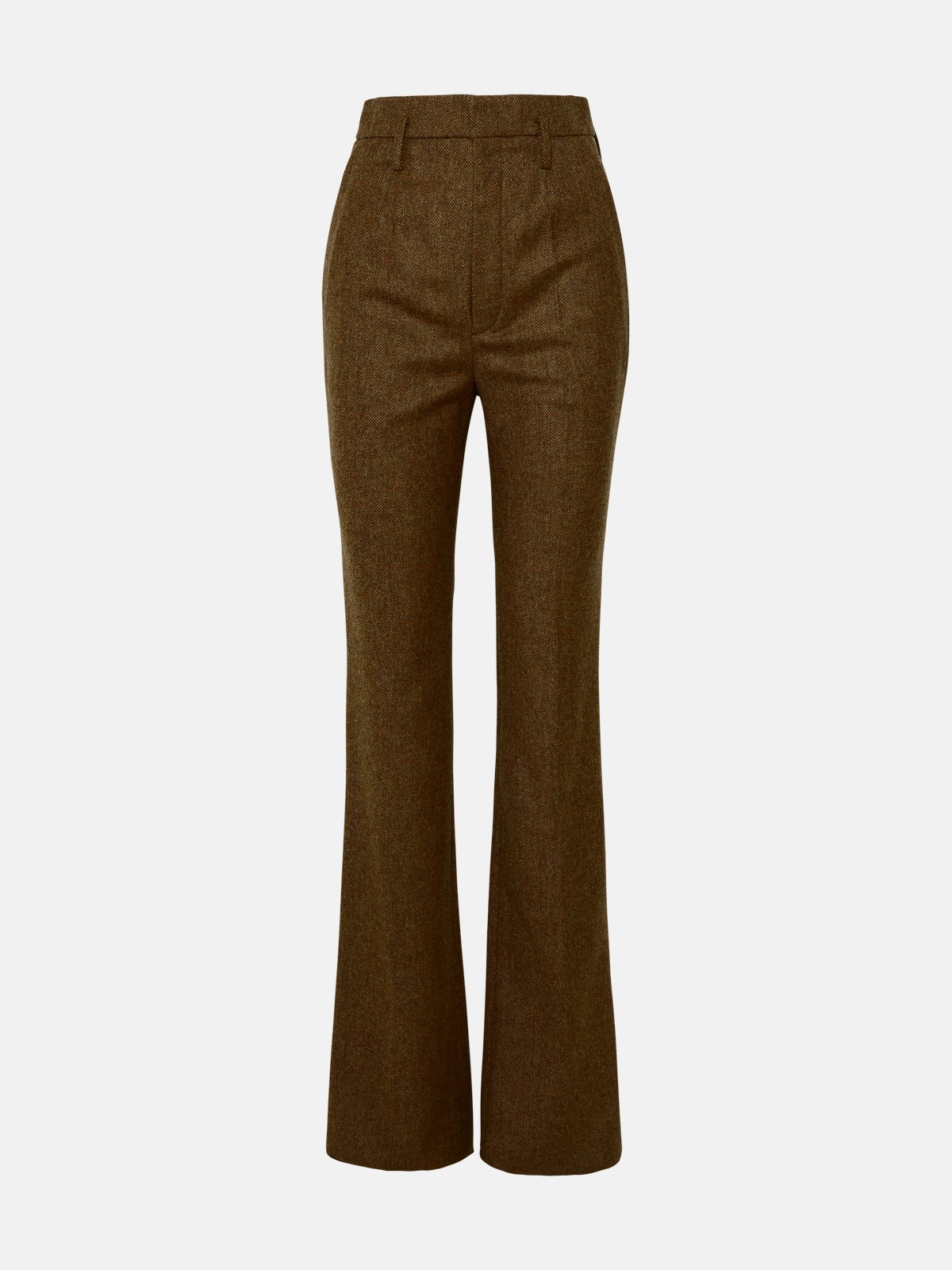 Saint Laurent Brown Wool Pants