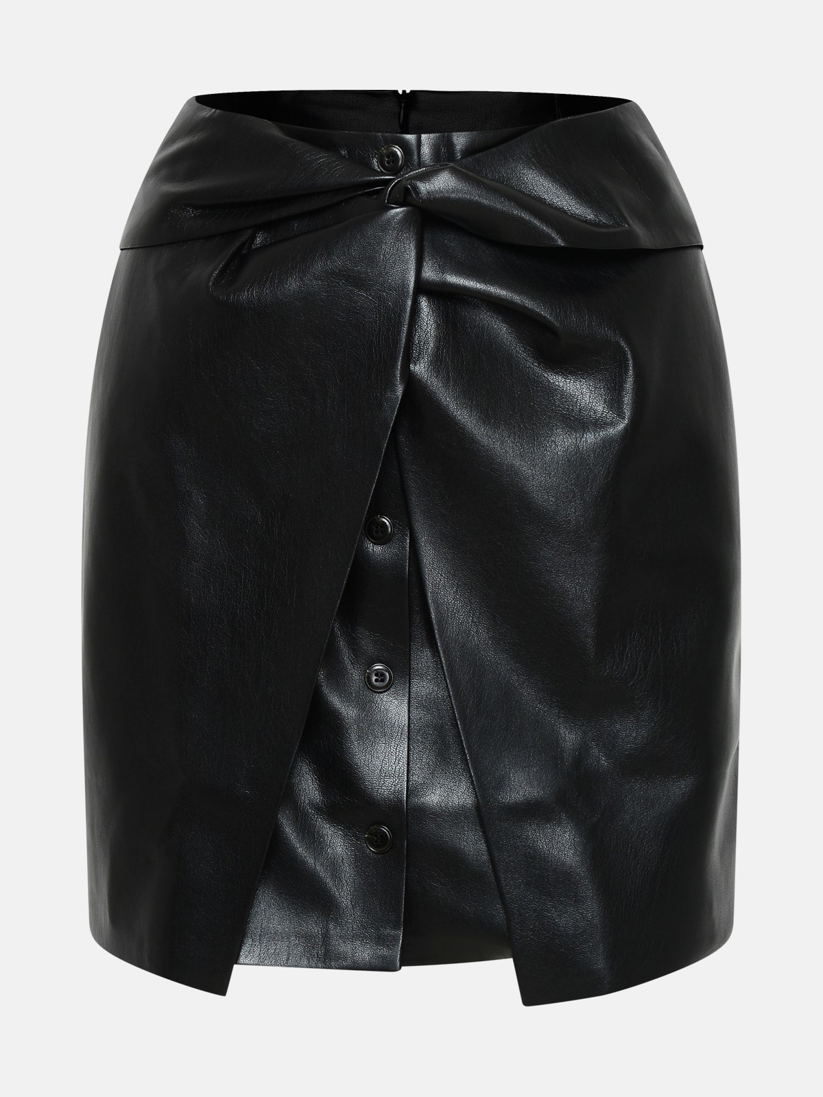 Nanushka Black Polyester Blend Daniya Miniskirt