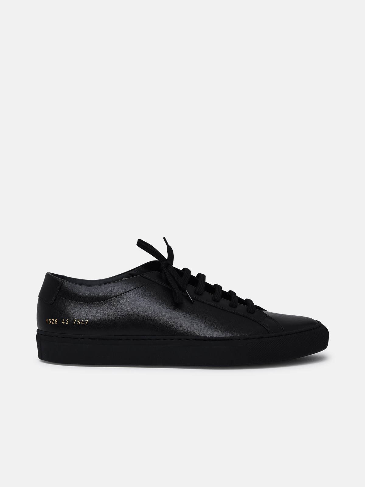 COMMON PROJECTS BLACK LEATHER ACHILLES SNEAKERS