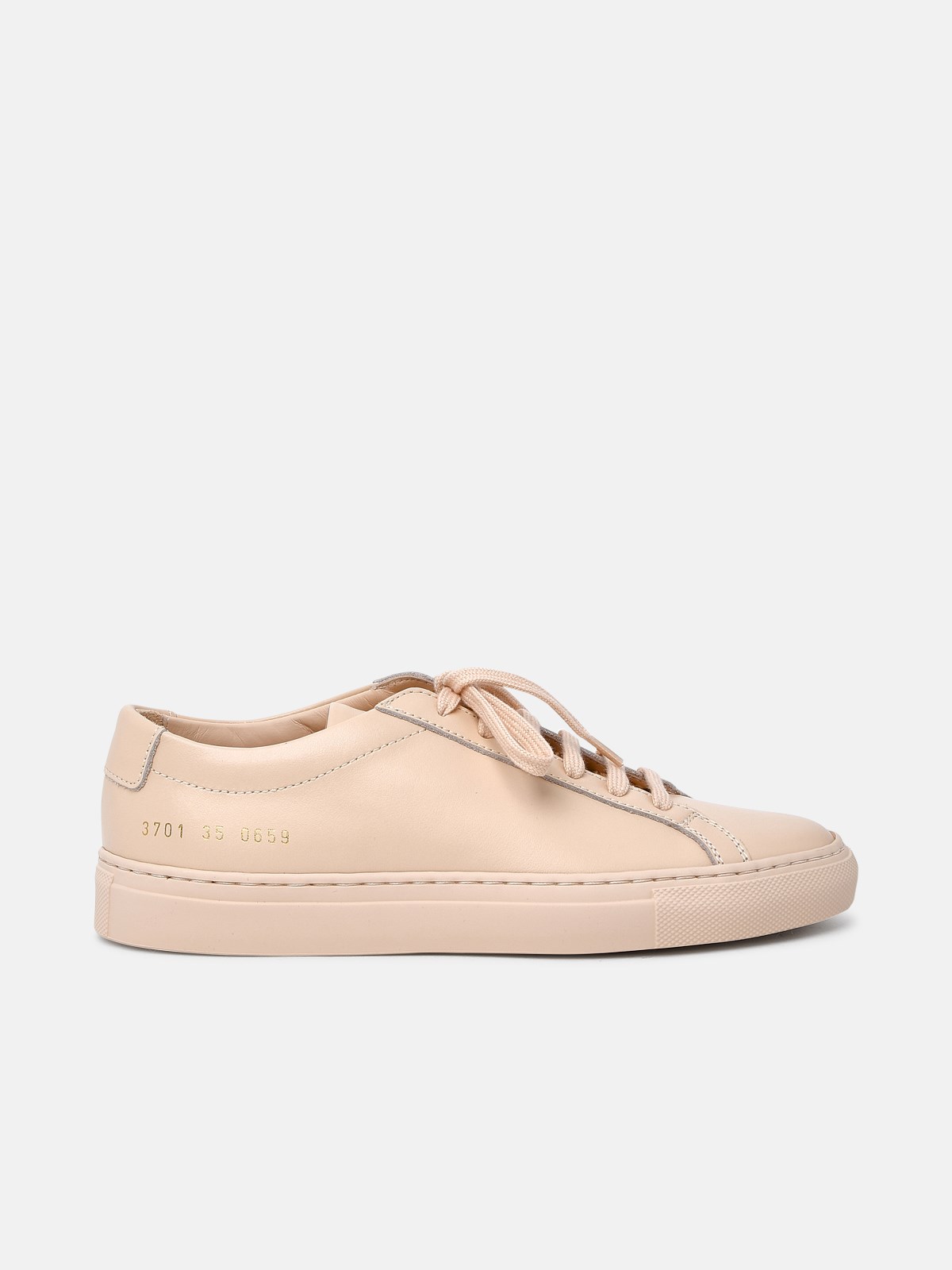 COMMON PROJECTS NUDE LEATHER ACHILLES SNEAKERS