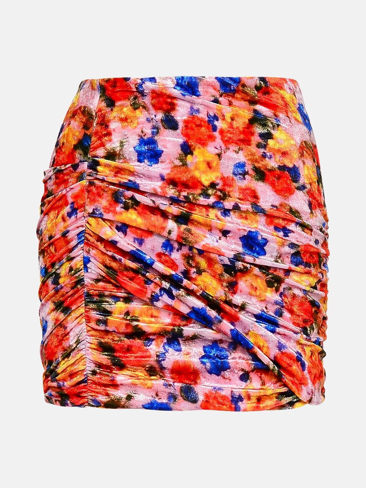 Isabel Marant ISABEL MARANT Orange Polyamide Miniskirt　ISABEL MARANT オレンジ ポリアミド ミニスカート