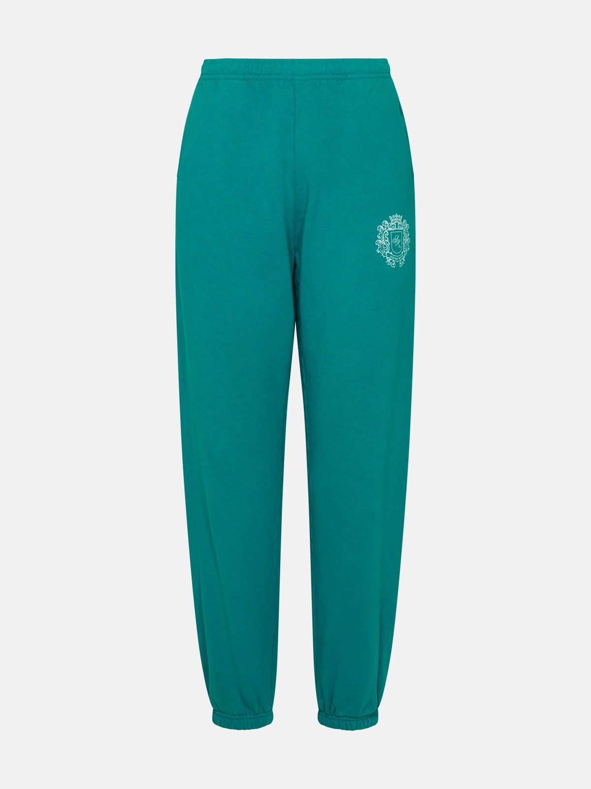 Sporty And Rich Green Cotton Sporty Pants