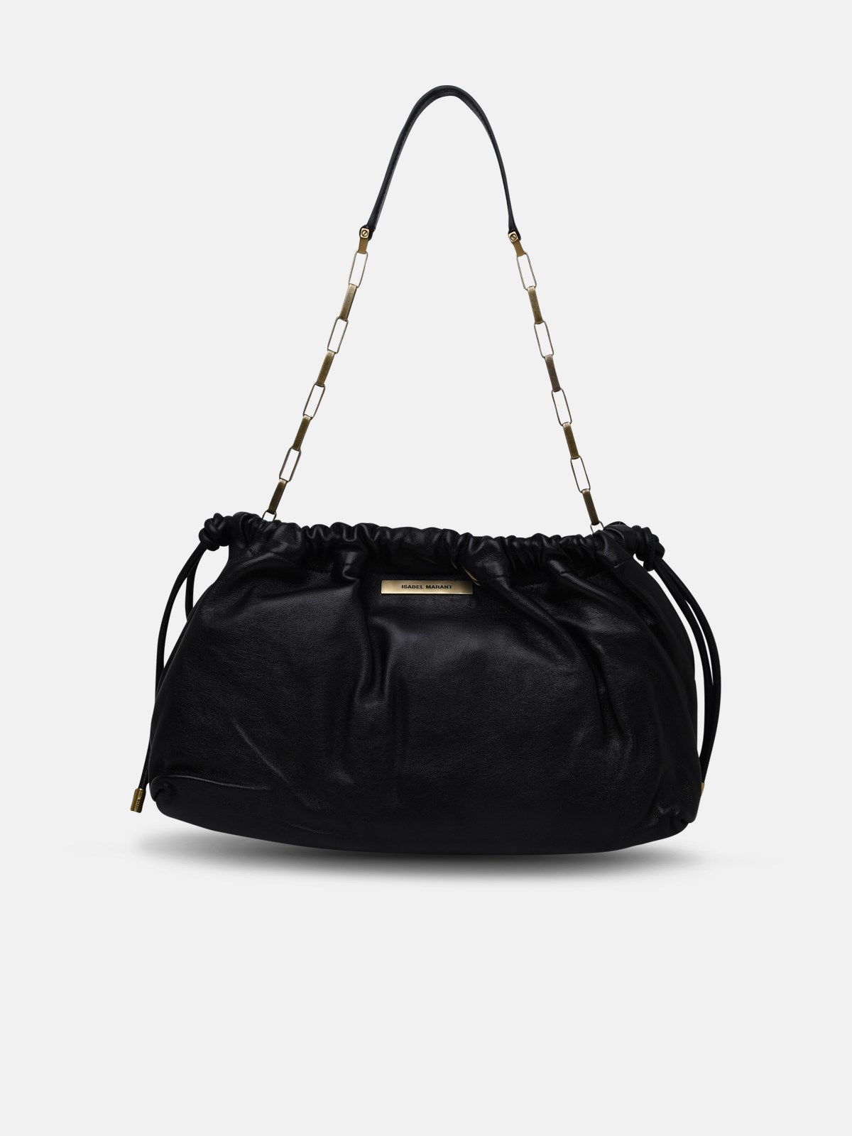 Isabel Marant Black Leather Slouchy Merine Bag