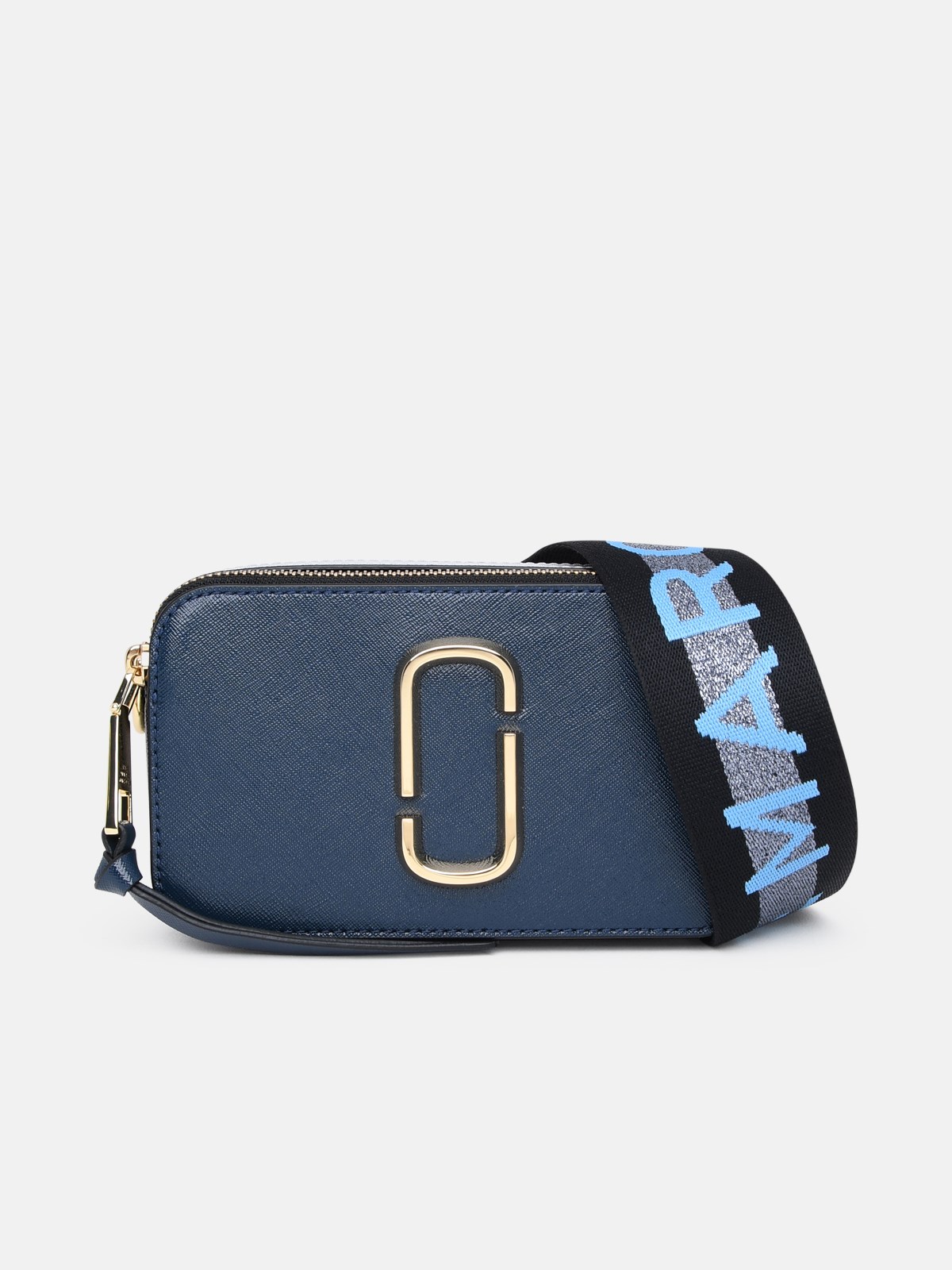 Marc Jacobs (the) Leather Snapshot Strap In Blue