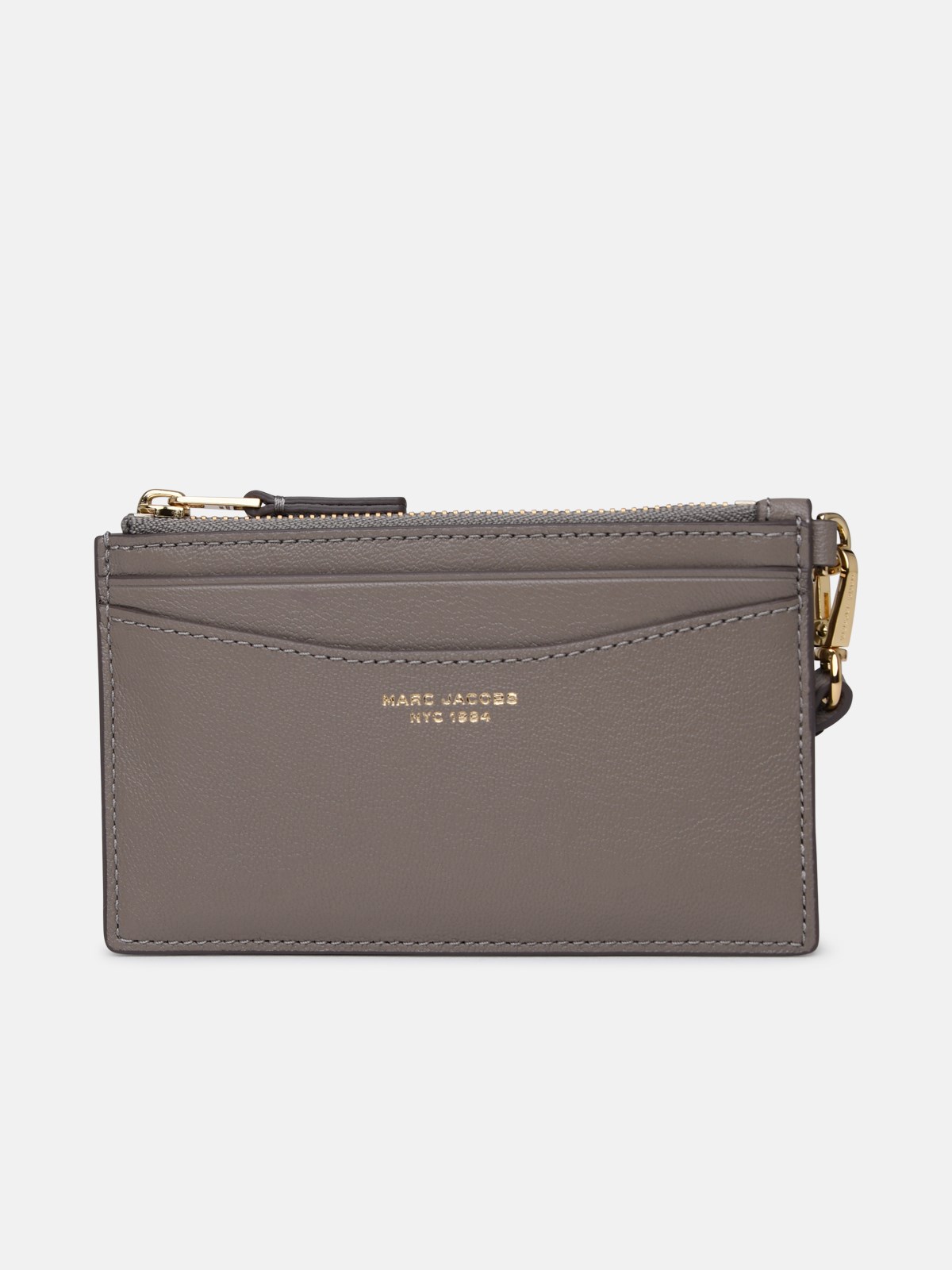 Marc Jacobs (the) Portcarte Logo In Grey