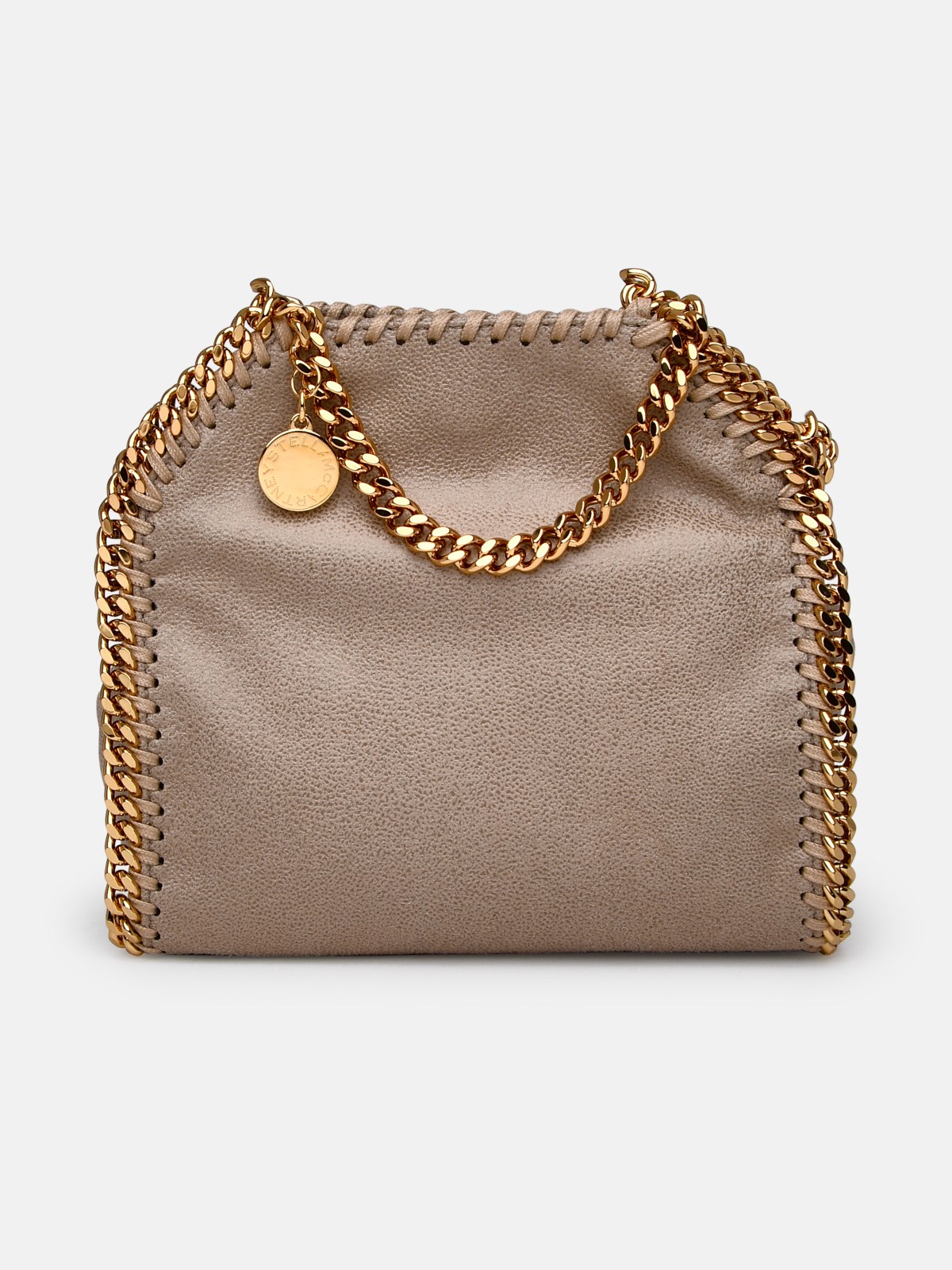 Stella Mccartney Micro Falabella Bag In Beige Polyurethane Blend | ModeSens