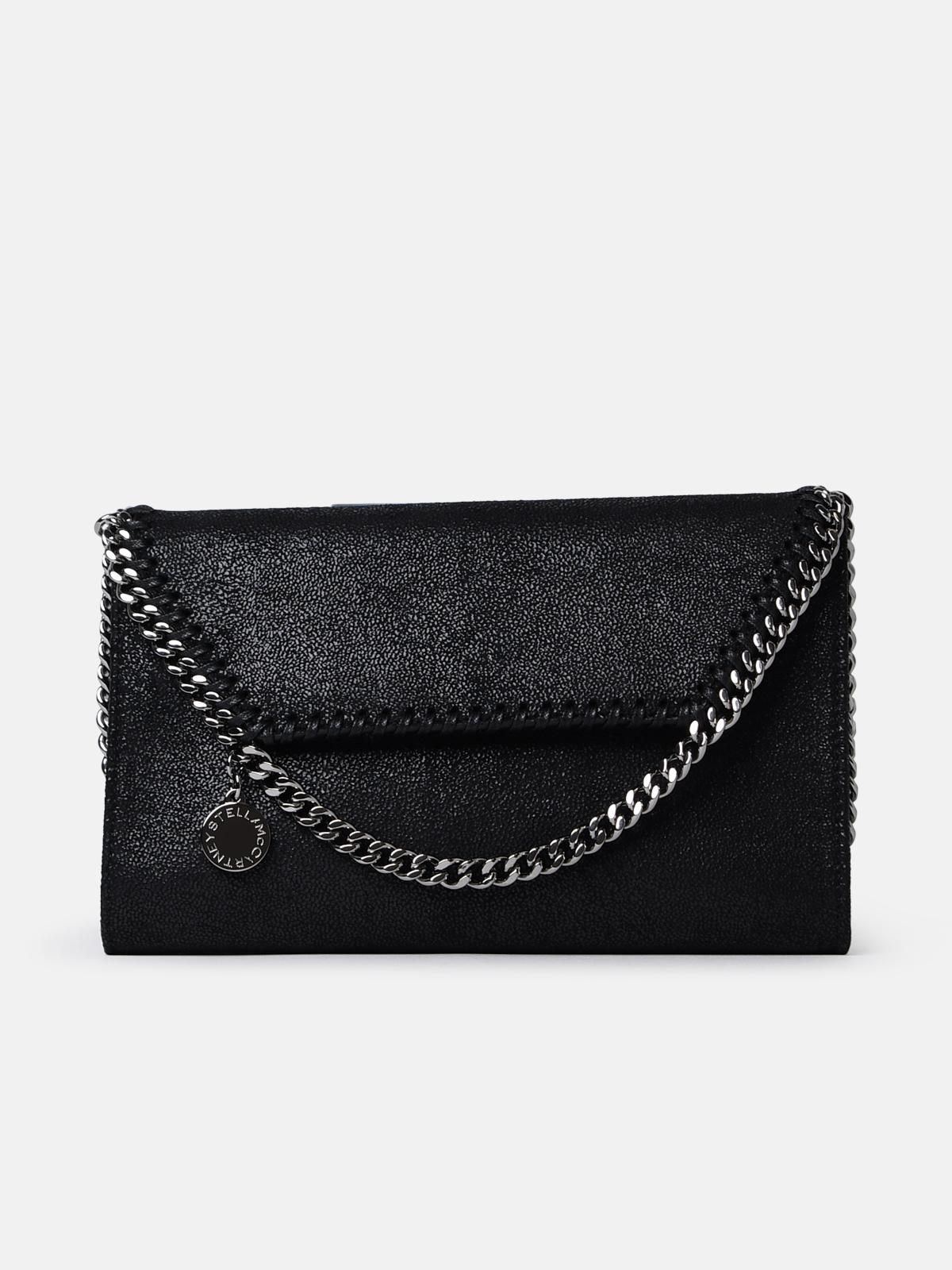 Stella Mccartney Black Polyester Small Falabella Bag