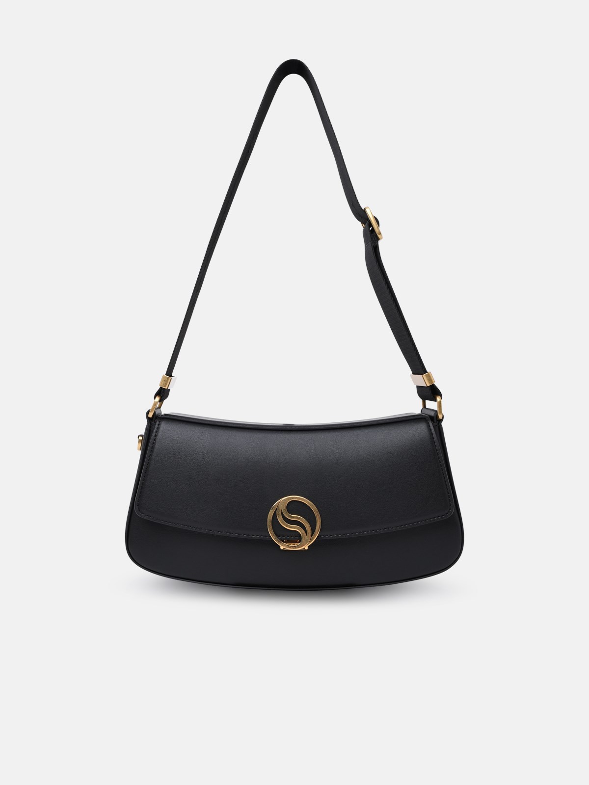 Stella Mccartney S Wave Black Polyester Blend Crossbody Bag