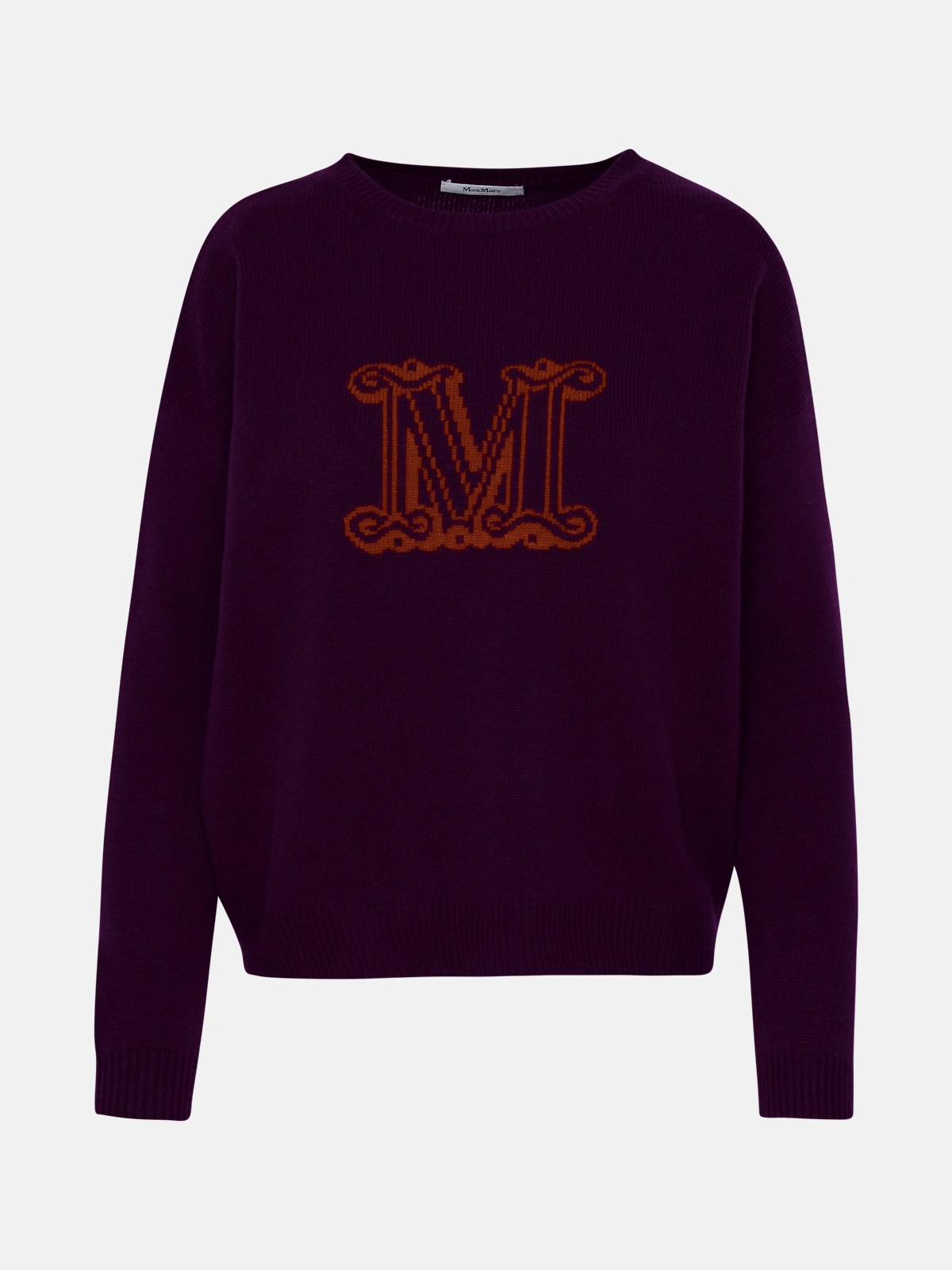 Max Mara Purple Cashmere Edo Sweater In Violet