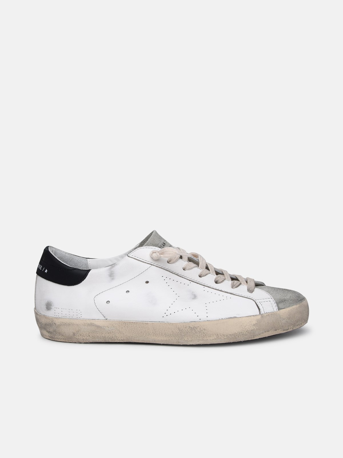 Golden Goose White Leather Super-star Sneakers