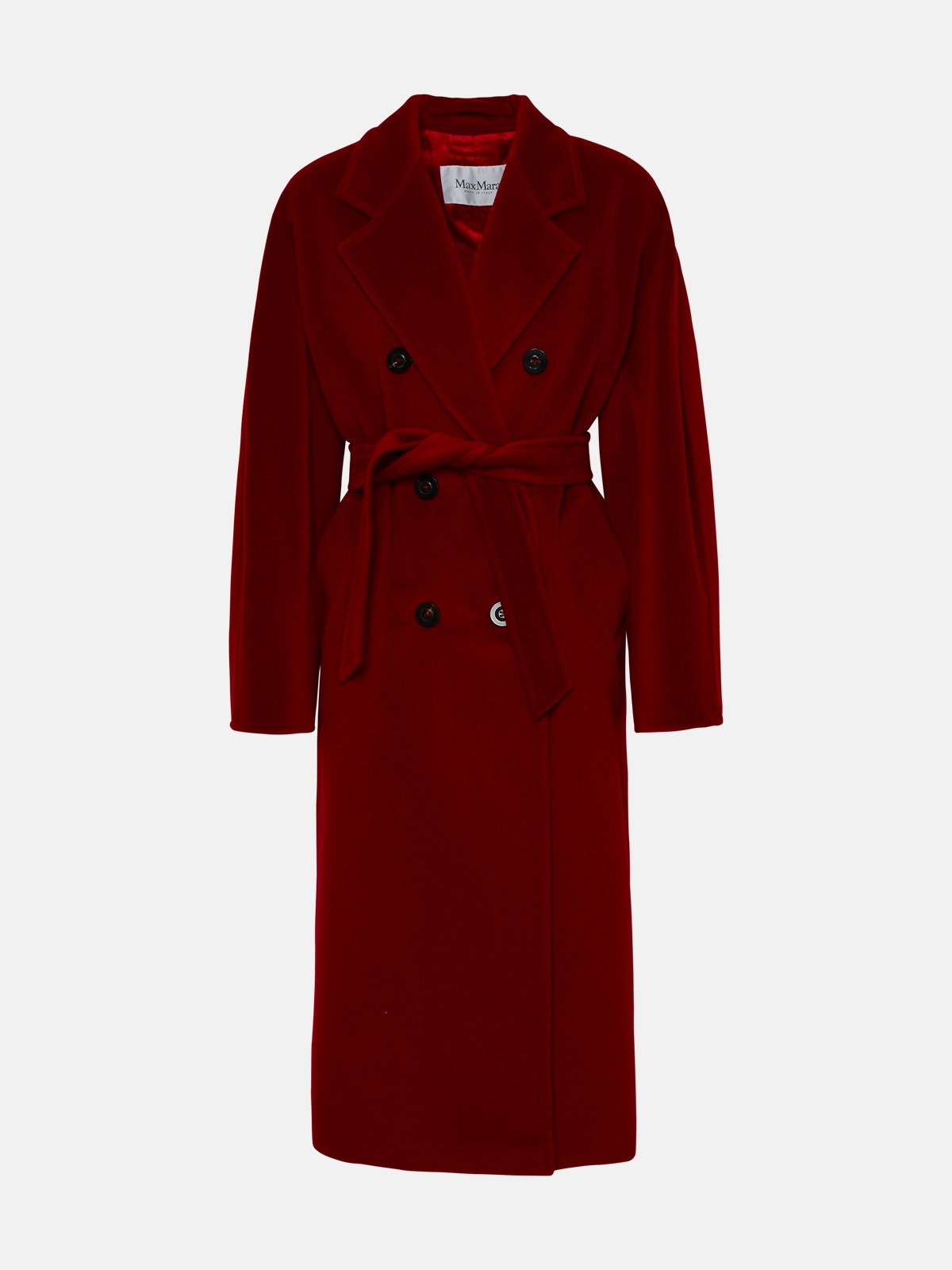 Max Mara Red Wool Blend Madame Coat