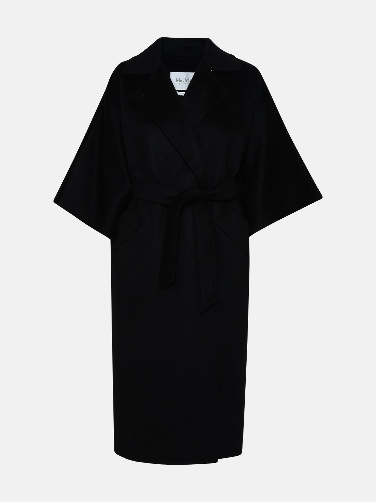 Max Mara Umbria Black Cashmere Coat