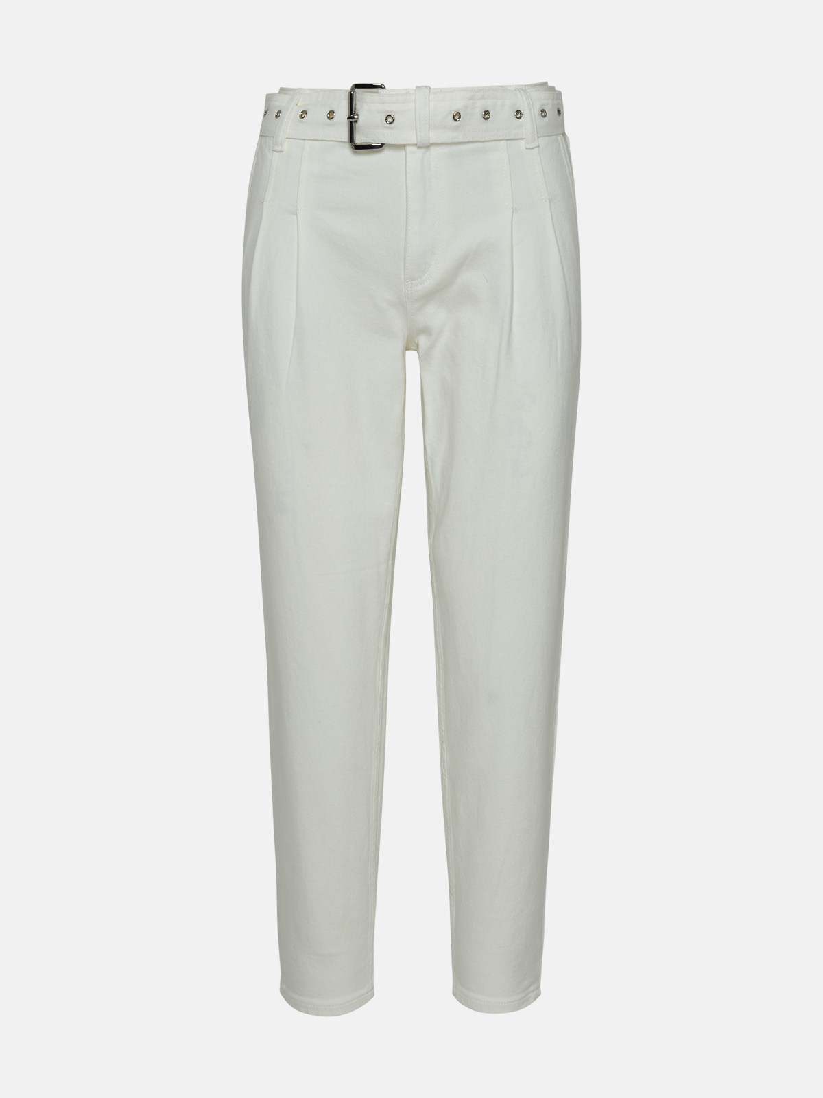 Michael Michael Kors White Cotton Blend Jeans