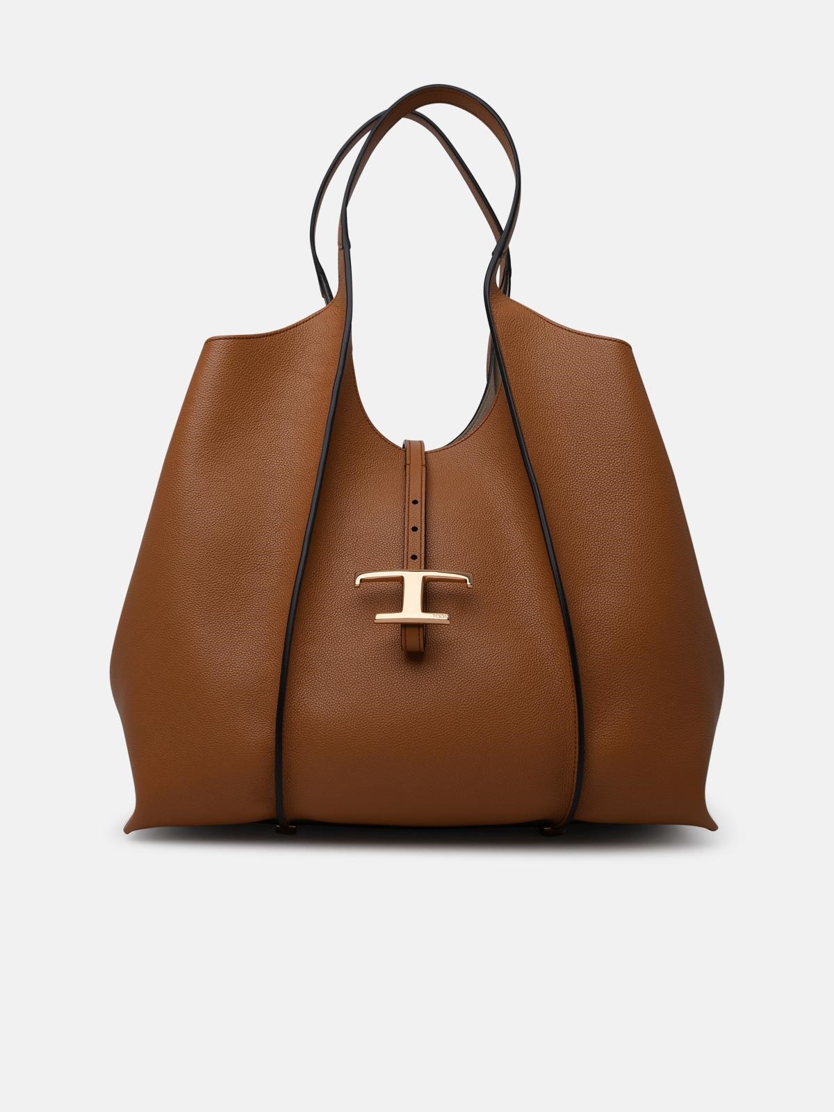 Tod's Leather Timeless Bag In Brown