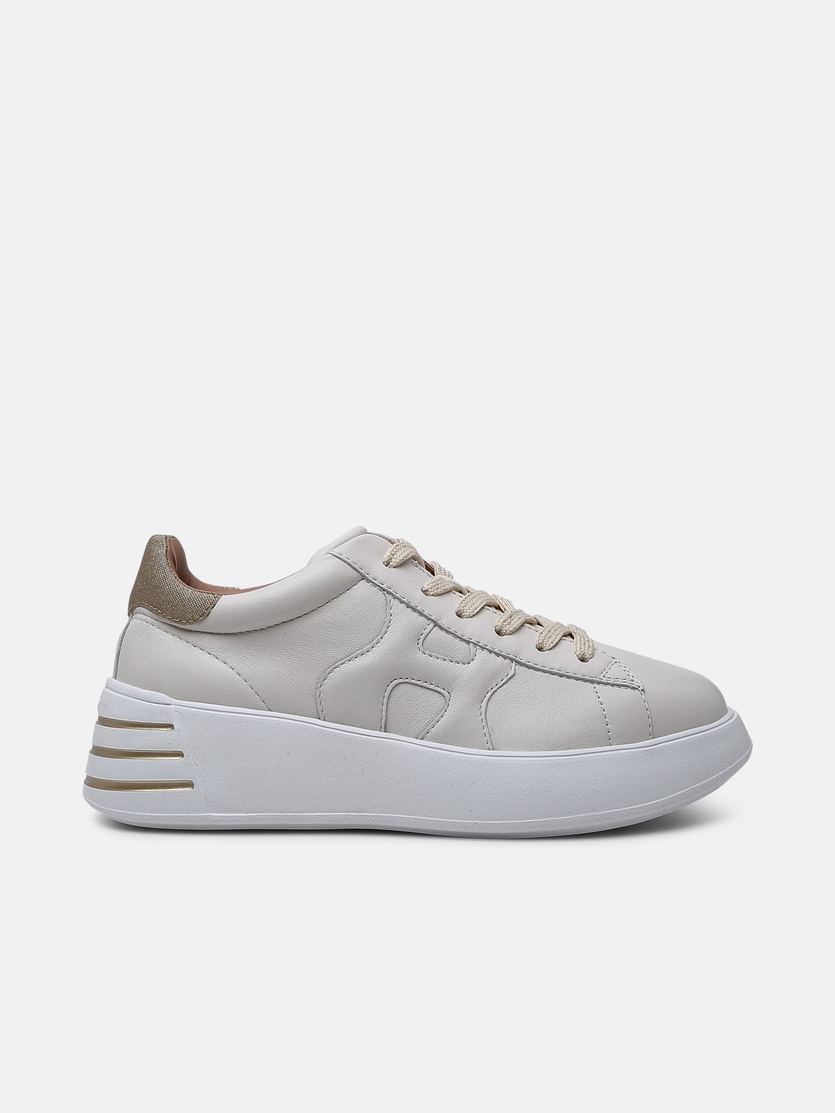 Hogan Leather Rebel H564 Sneaker In Beige | ModeSens