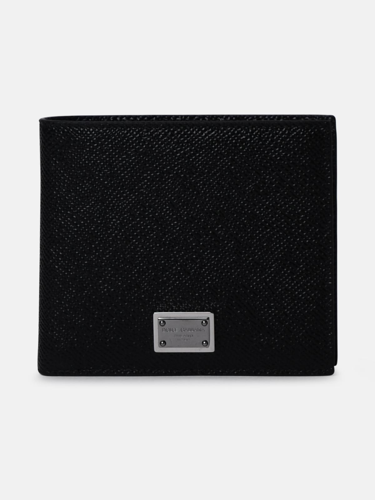 Dolce & Gabbana Portafoglio Logo In Black