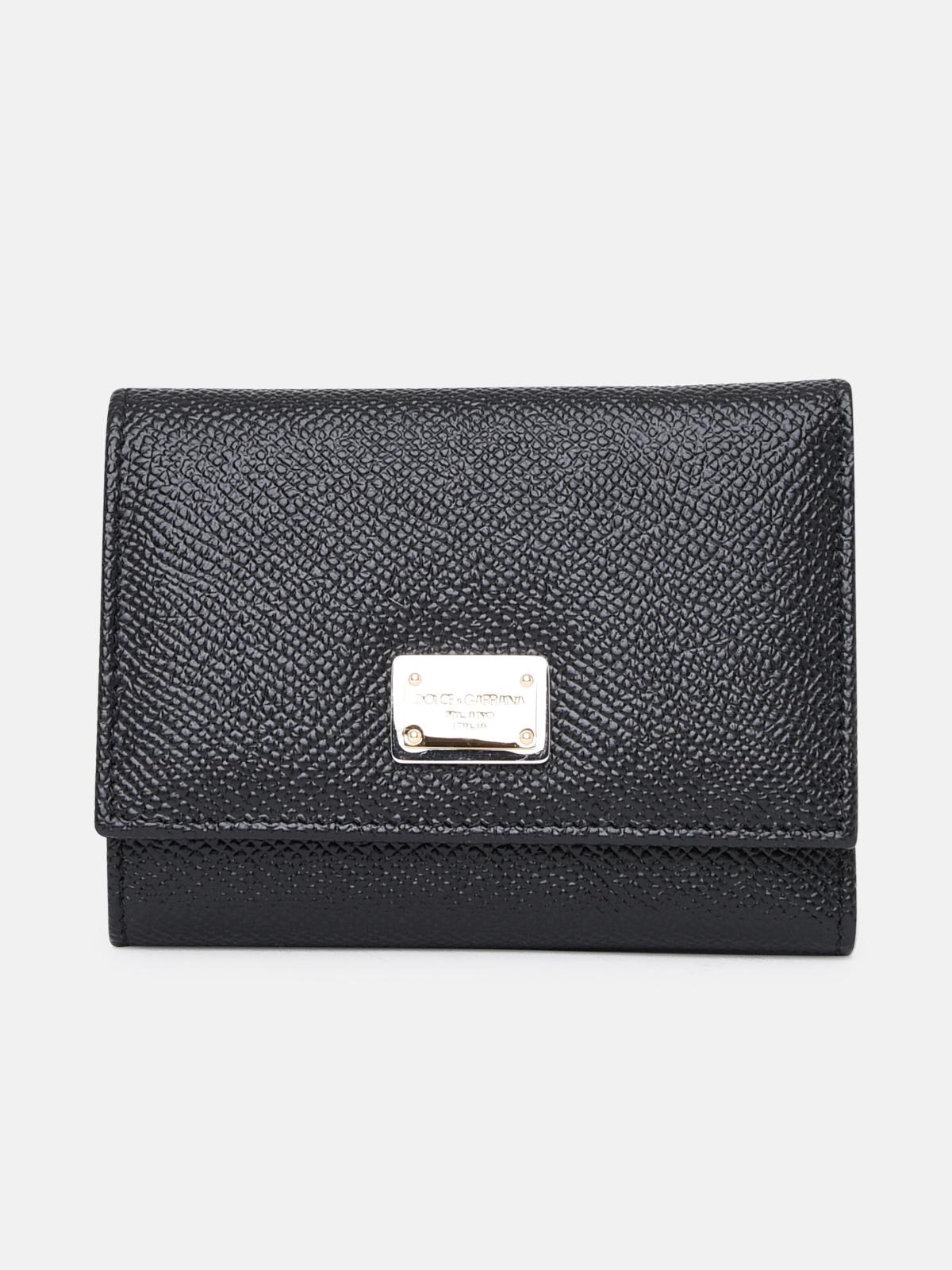 Dolce & Gabbana Black Leather Wallet