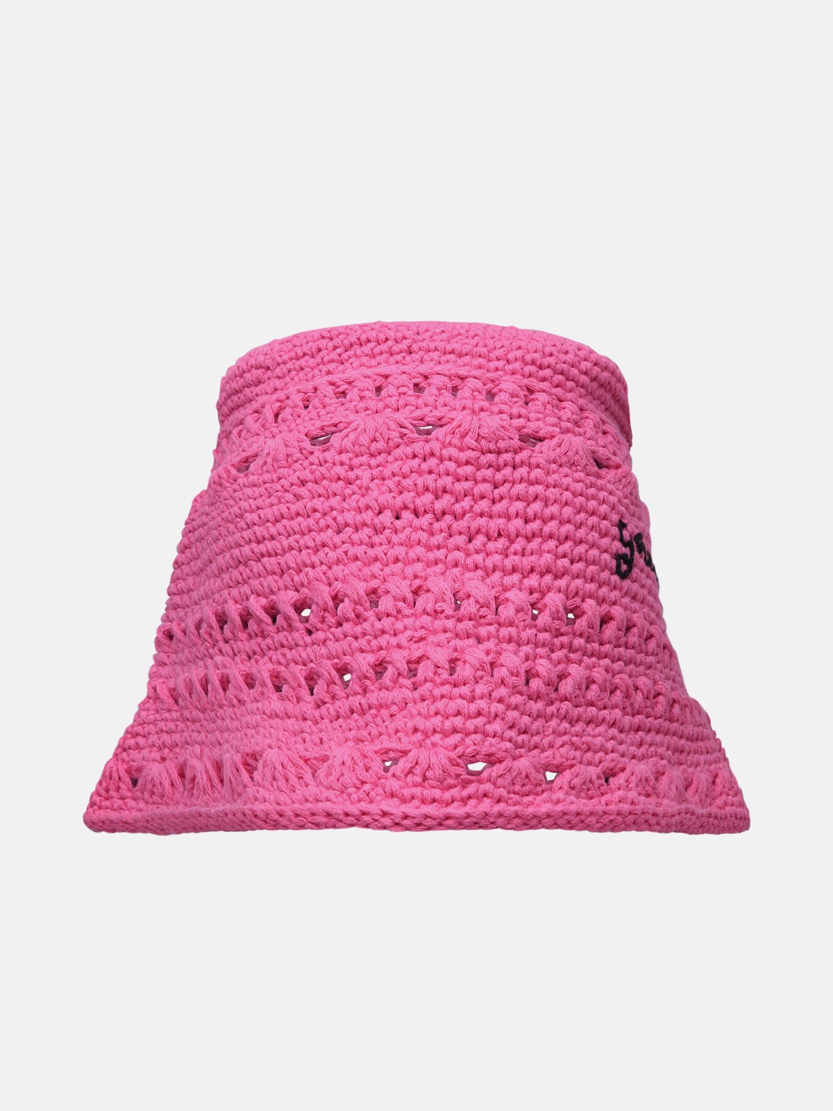 Ganni Kids' Fuchsia Cotton Bucket Hat In Pink
