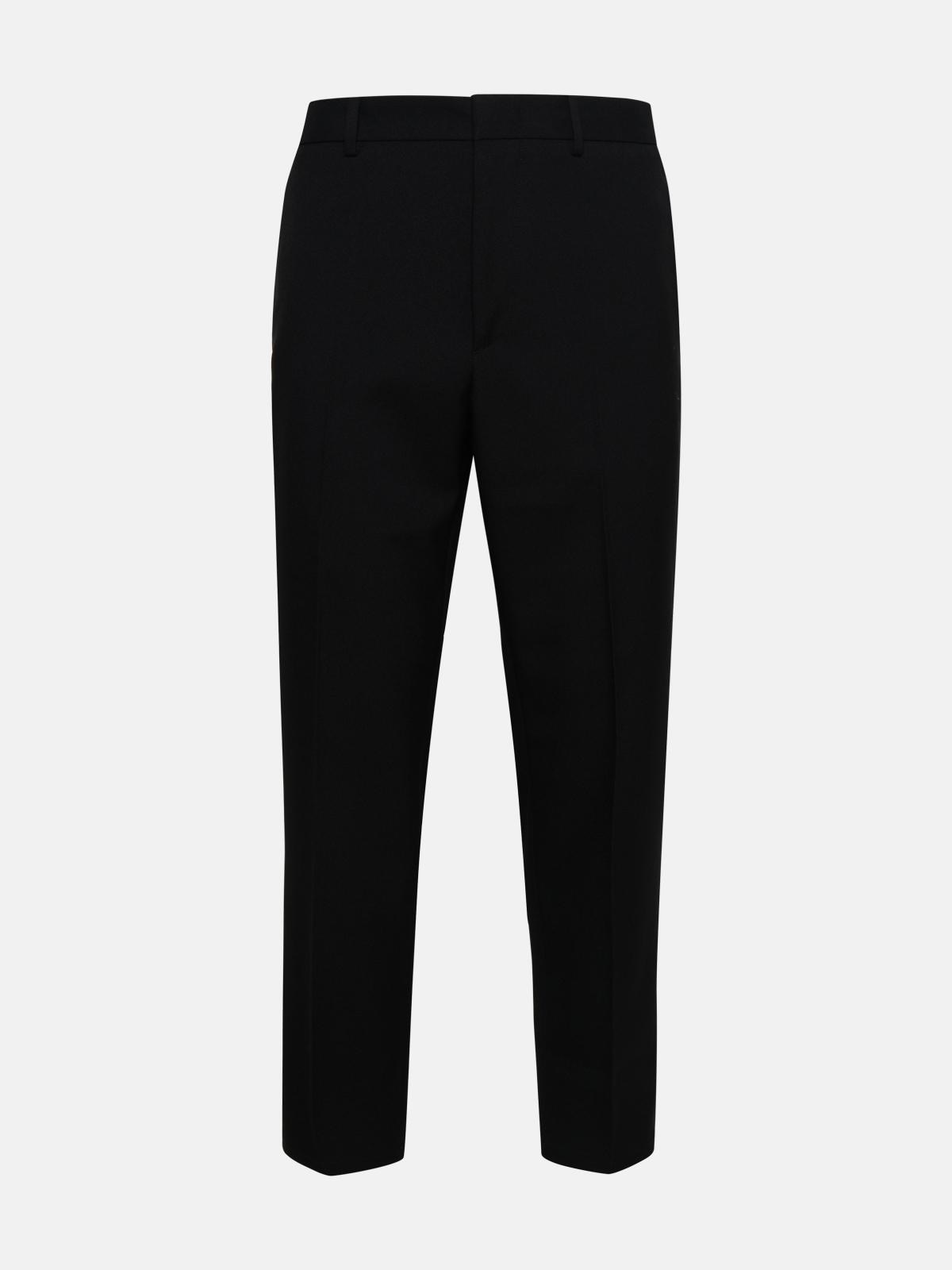 JIL SANDER Black Polyester Pants