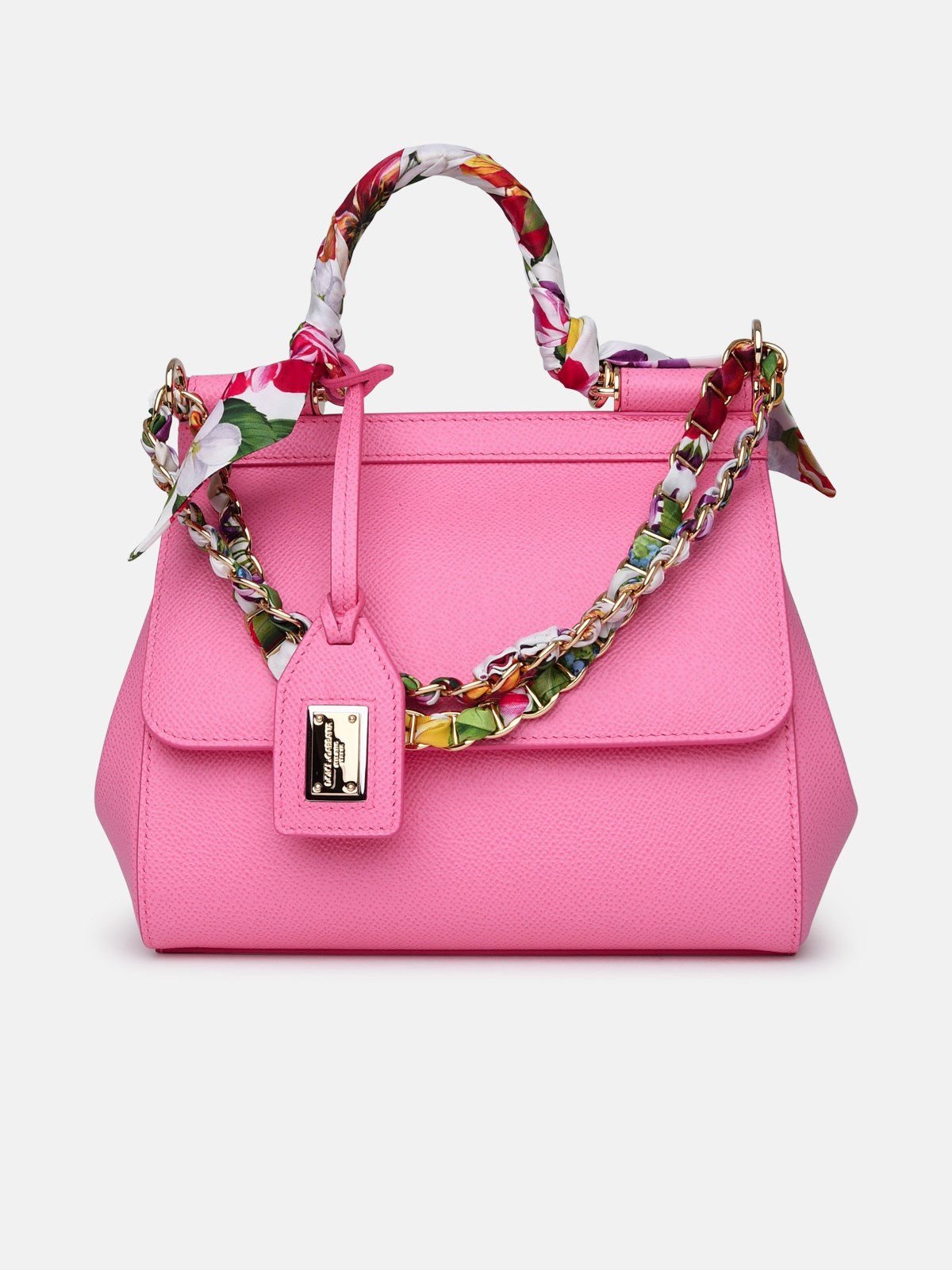 Dolce & Gabbana Borsa Sicily Foulard In Pink