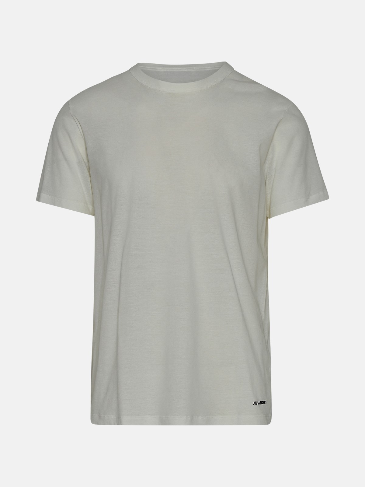 Jil Sander Ivory Cotton T-shirt In White