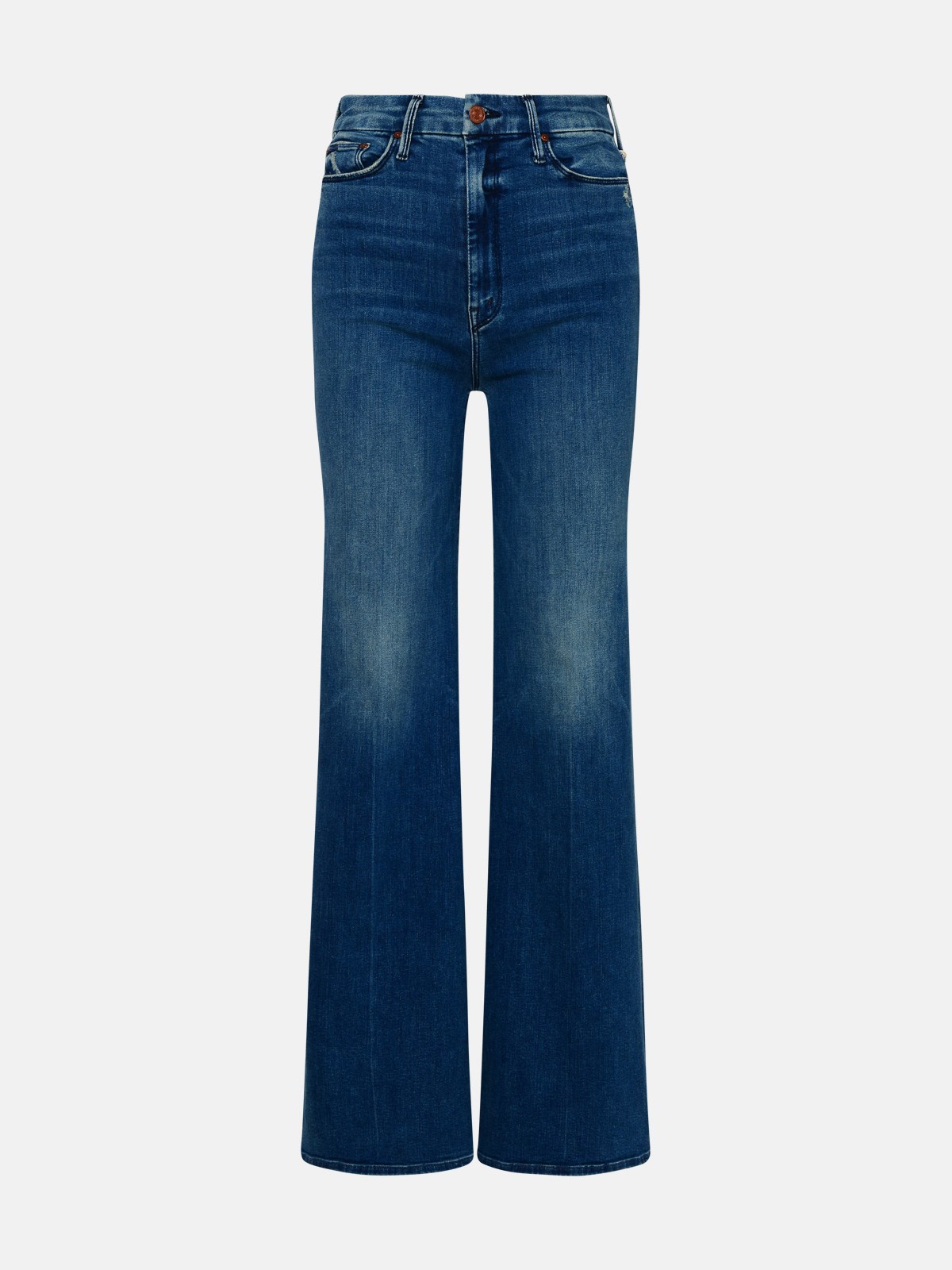 Mother Roller Blue Cotton Jeans