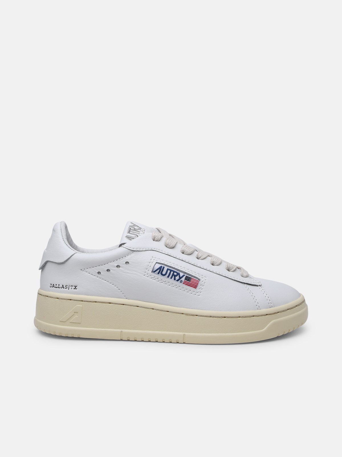 Autry White Leather Dallas Sneakers