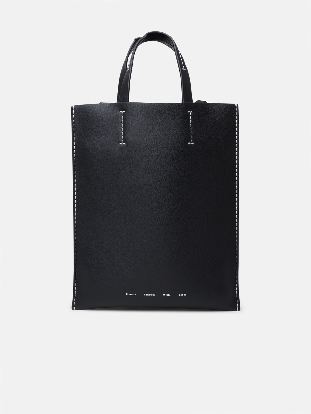 Proenza Schouler White Label Black Leather Twin Small Bag