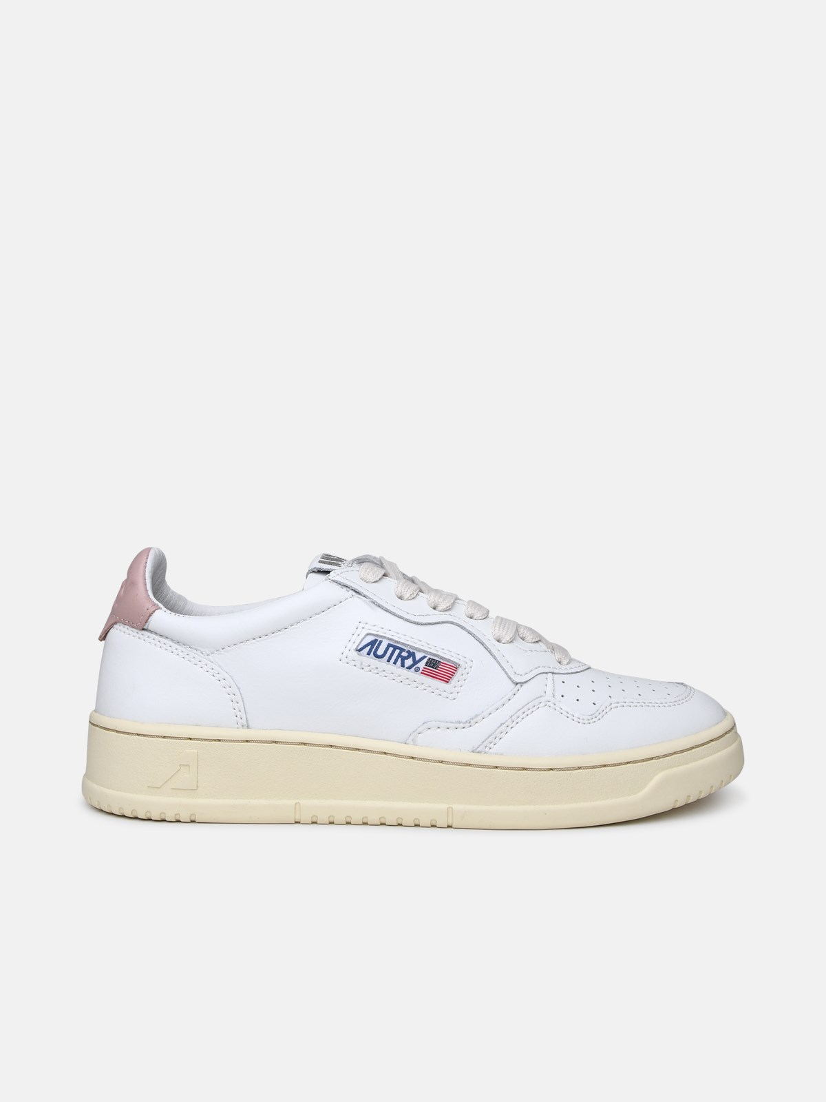 Autry Sneaker Medalist Tal.rosa In White