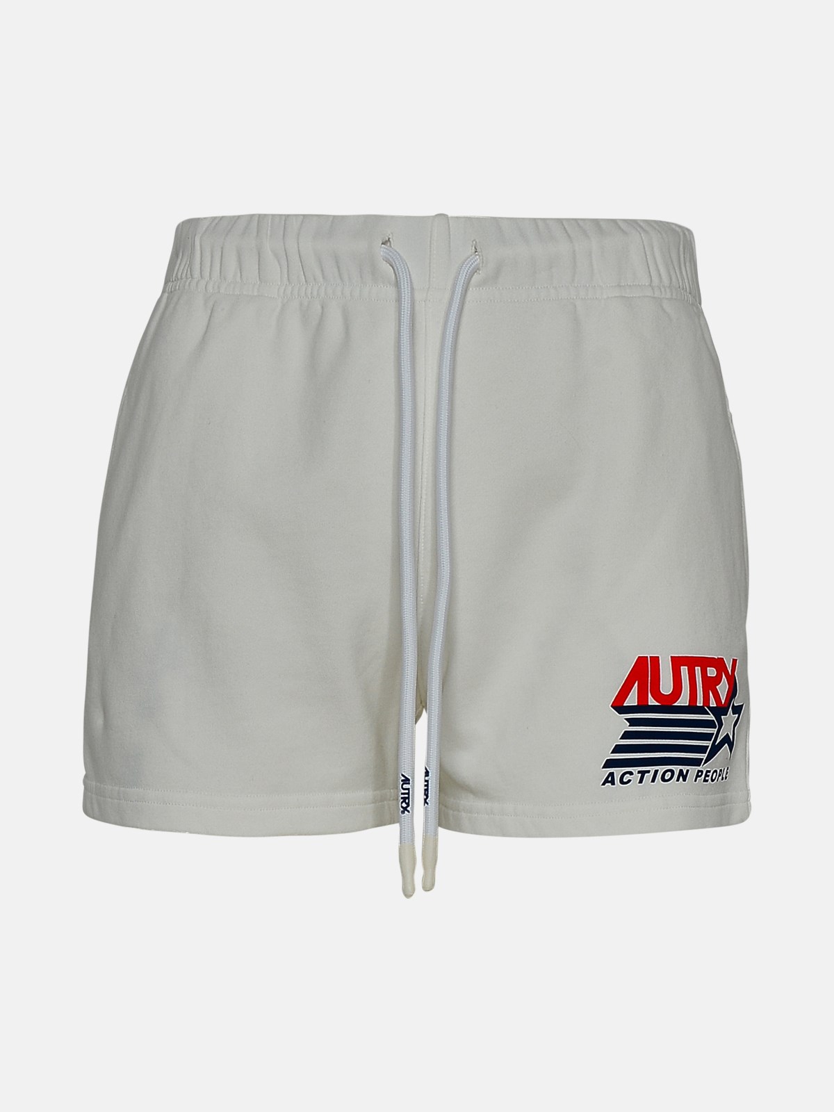 Autry Kids' White Cotton Shorts