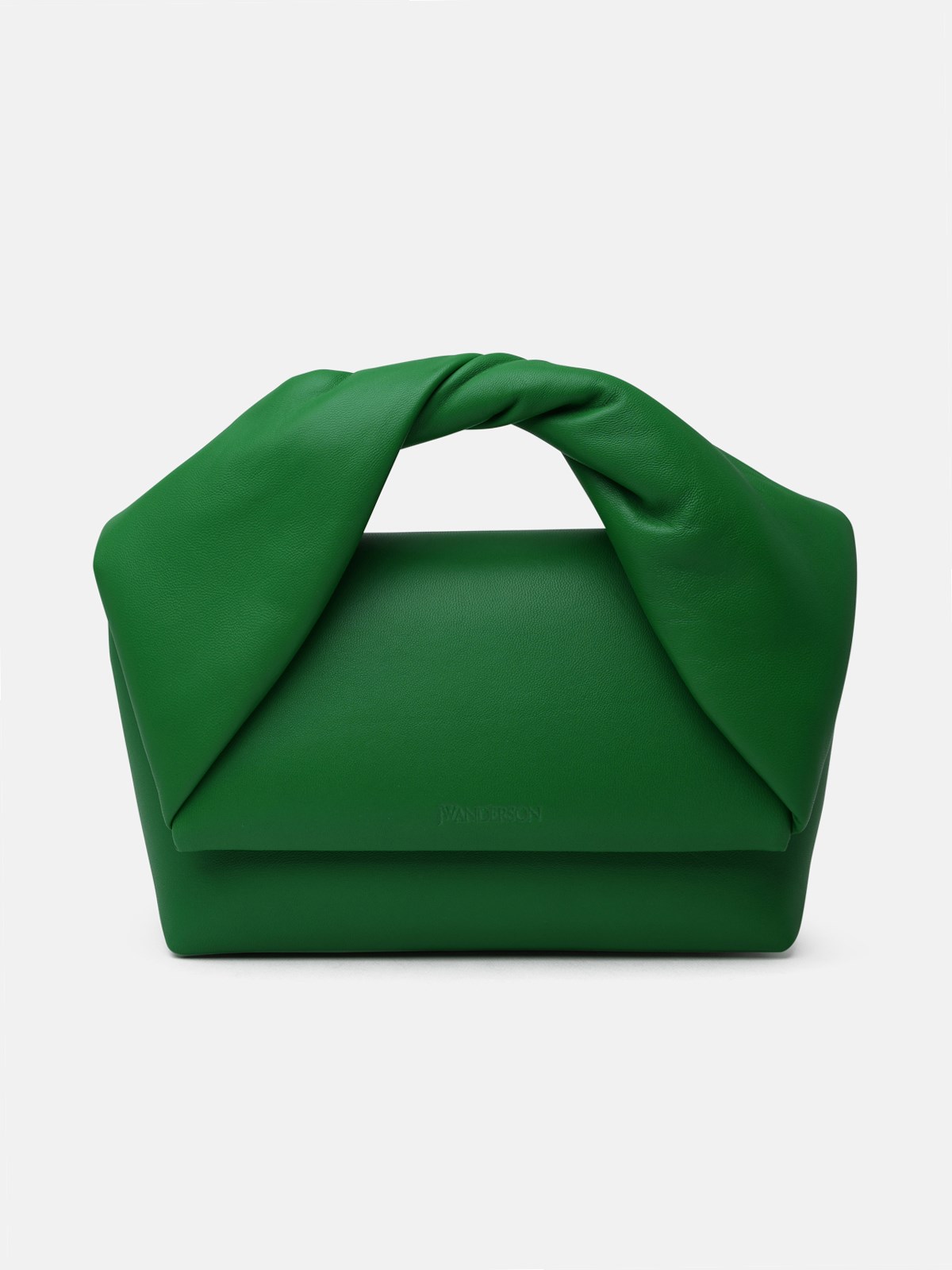 Jw Anderson Green Leather Twister Bag