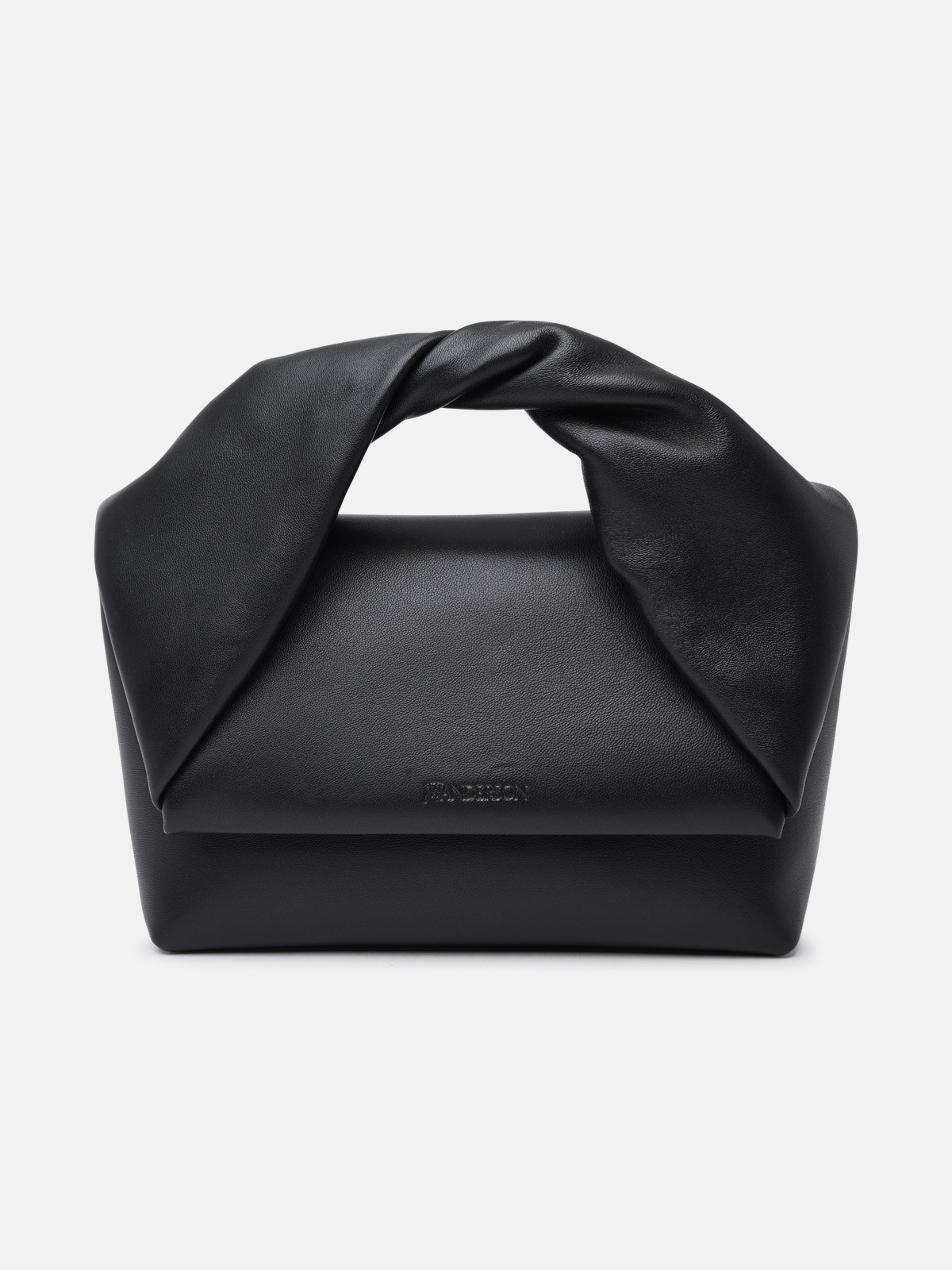 Jw Anderson Black Leather Twister Bag